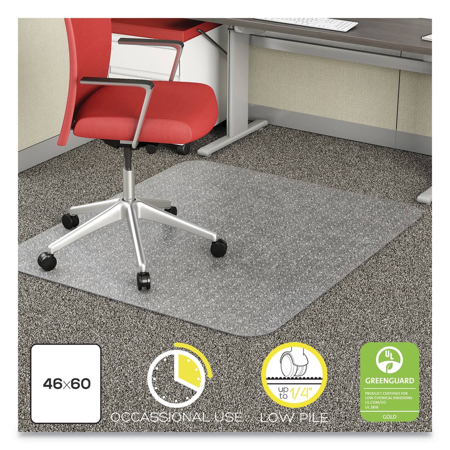 MAT,ECONO,ST,46X60,RC,CLR