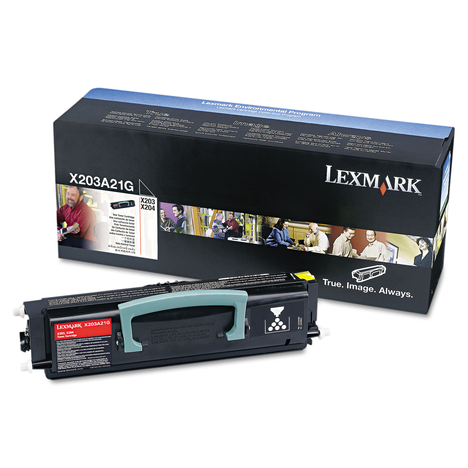 X203A11G Return Program Toner Cartridge; Yield: 2,500 pages