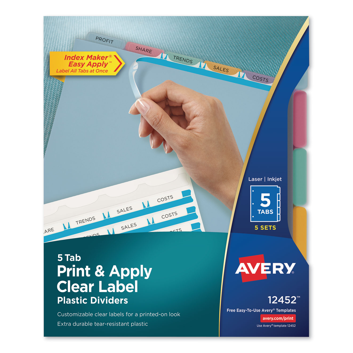 DIVIDER,IM TRANS 5TAB,AST