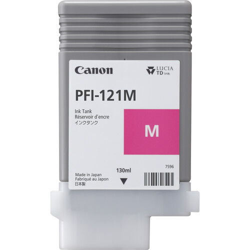 Canon PFI-121M Magenta Ink Tank PFI-121 (6267C001) Pigment Magenta Ink Tank 130ml