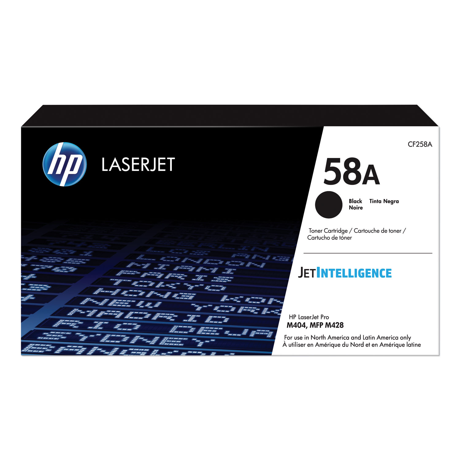 HP 58A Black Toner Cartridge; Yield: 3,000 pages