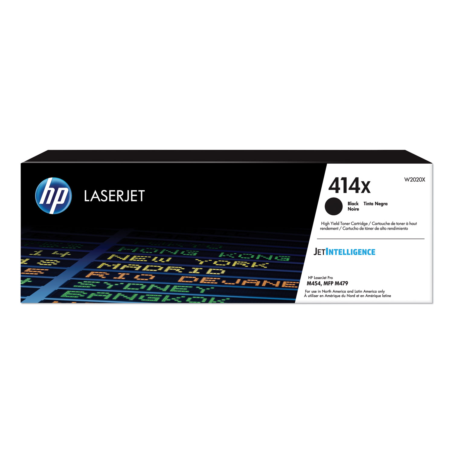 HP 414X High Yield Black Toner Cartridge; Yield: 7,500 pages