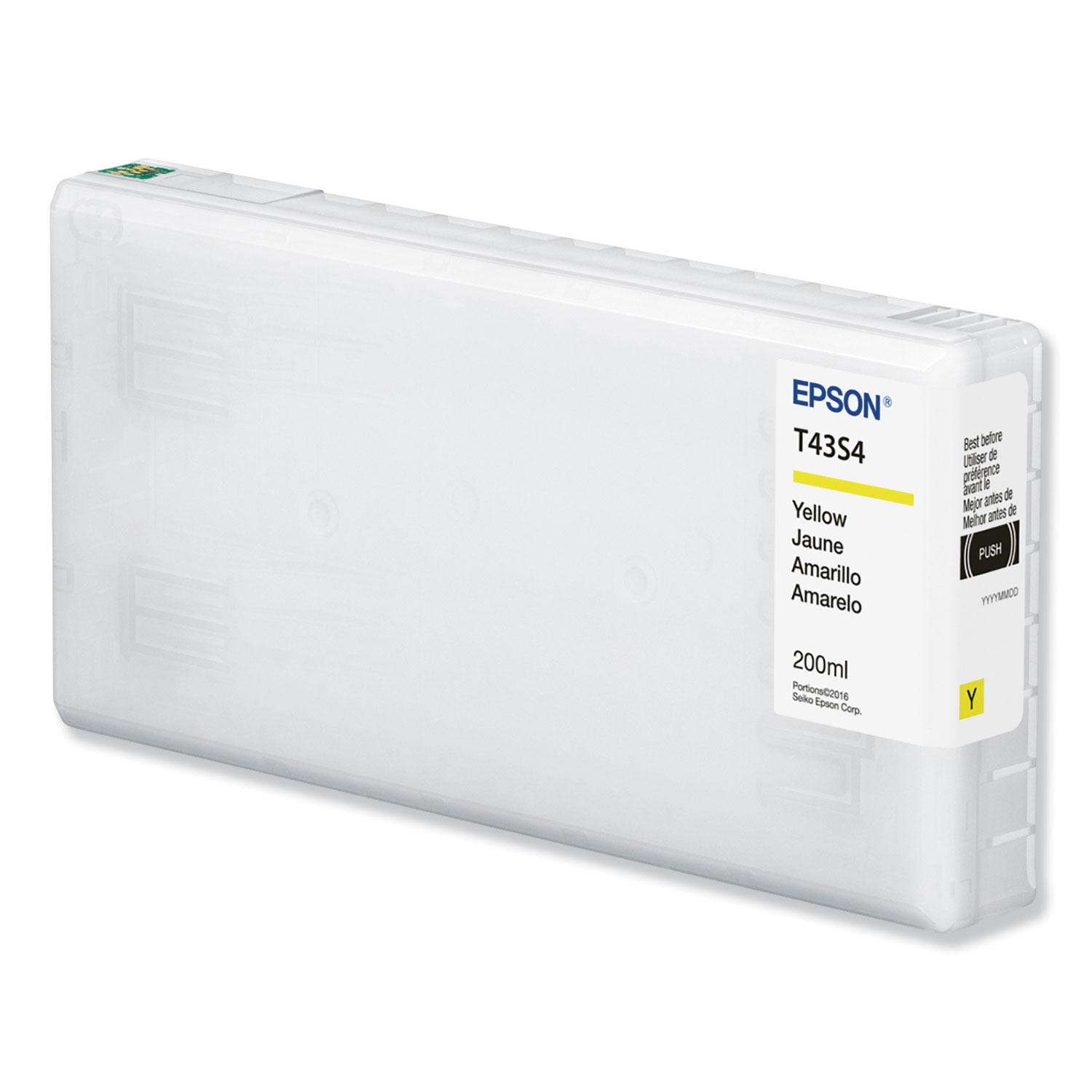 SURELAB D870 YELLOW INK CARTRIDGE, 200ML
