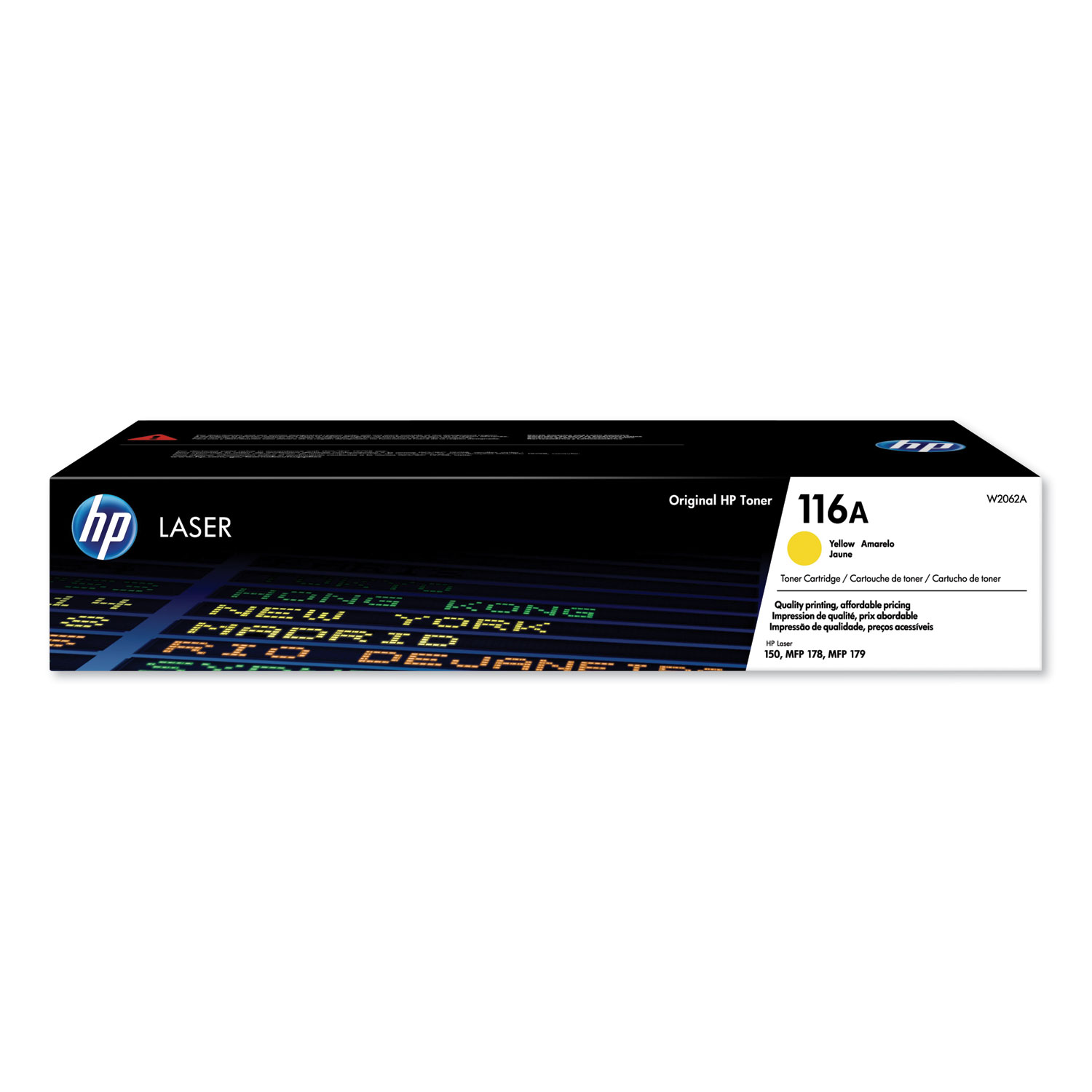HP 116A Yellow Toner Cartridge; Yield: 700 pages