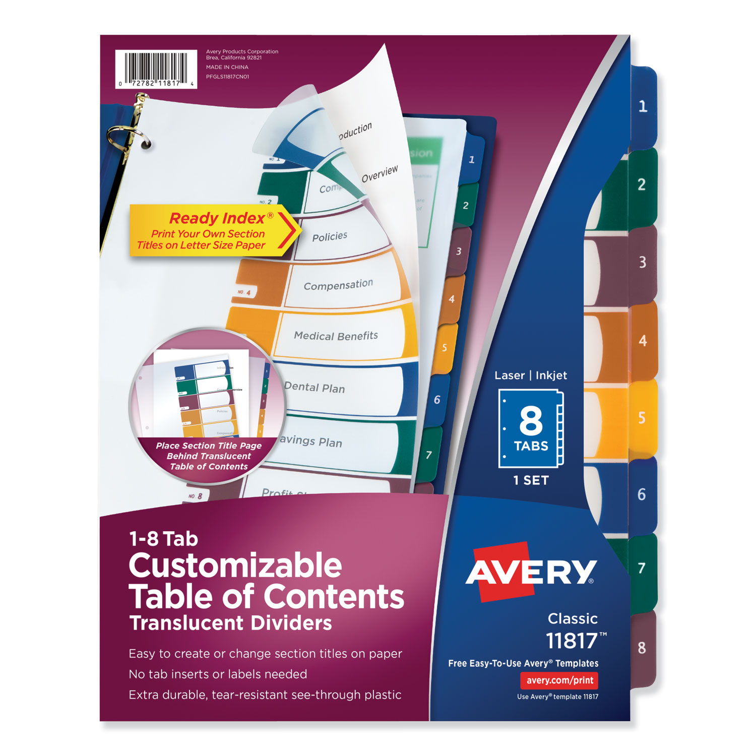 DIVIDER,RDY INDX,8TB,AST
