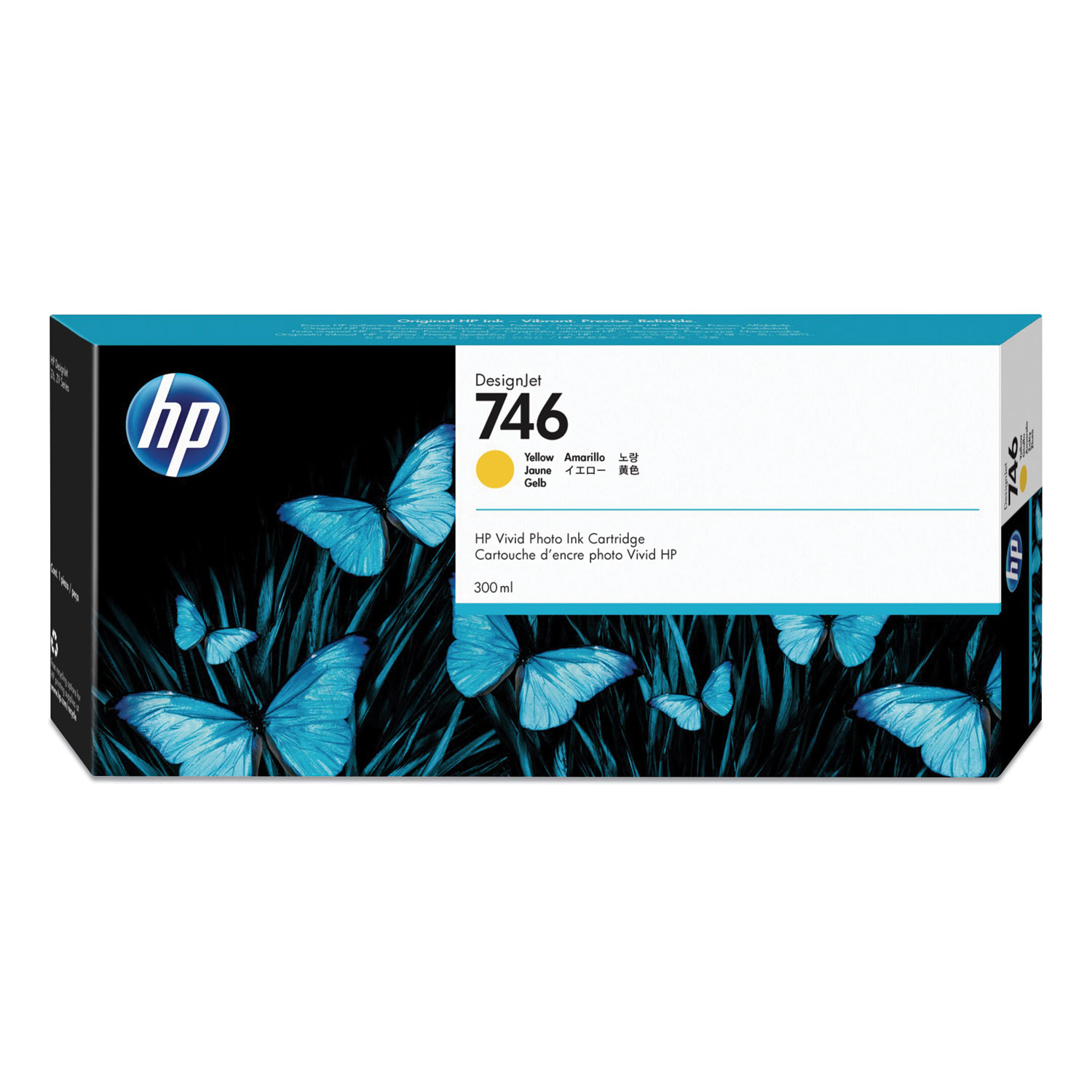 HP 746 300-ml Yellow DesignJet Ink Cartridge