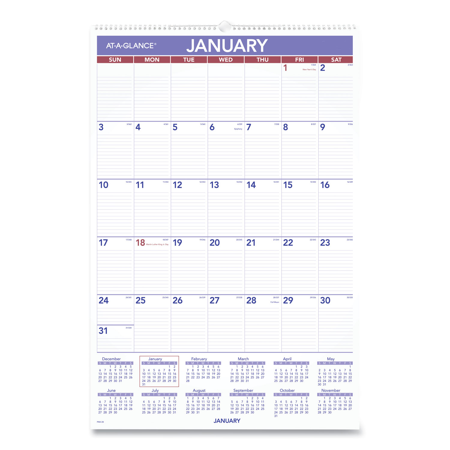 CALENDAR,WALL,MLY,20X30