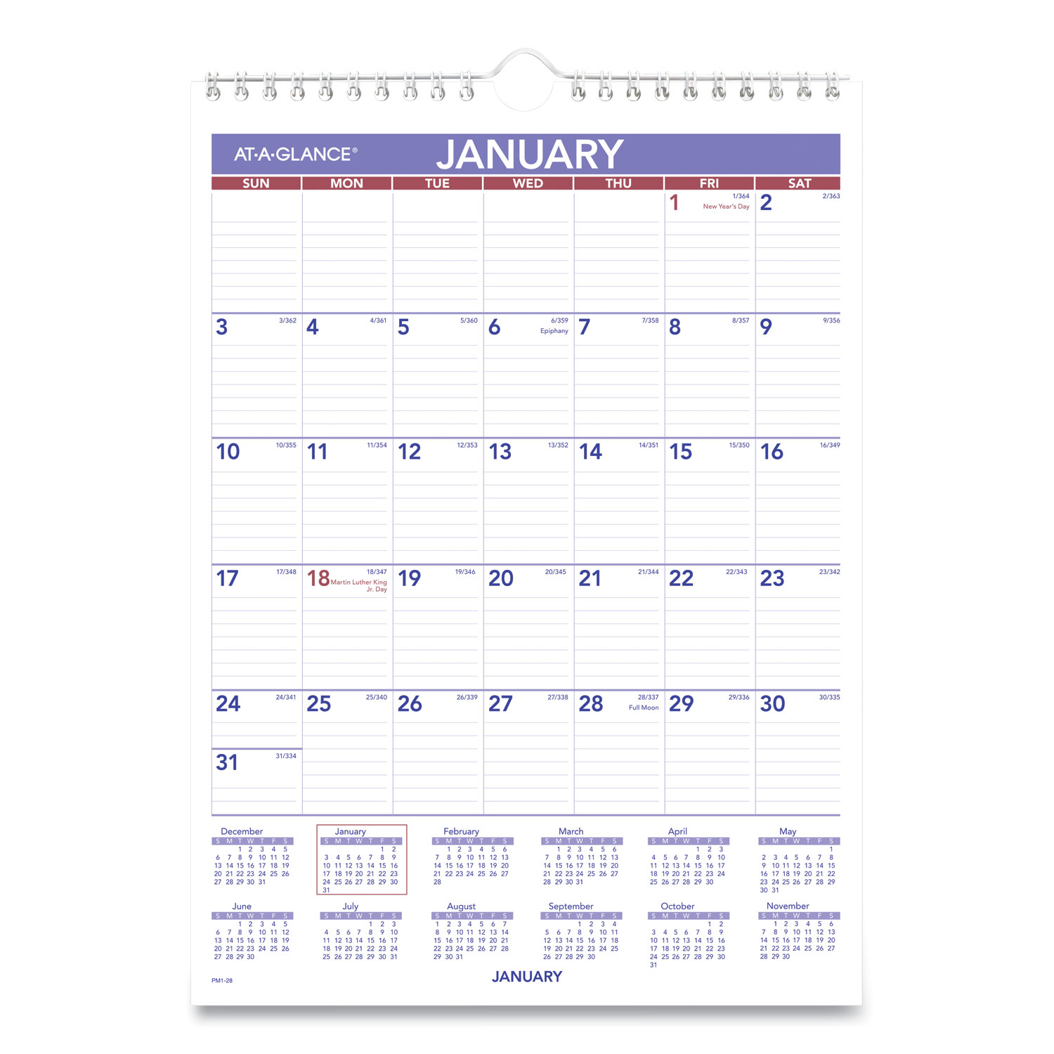 CALENDAR,WALL,MLY,8X11
