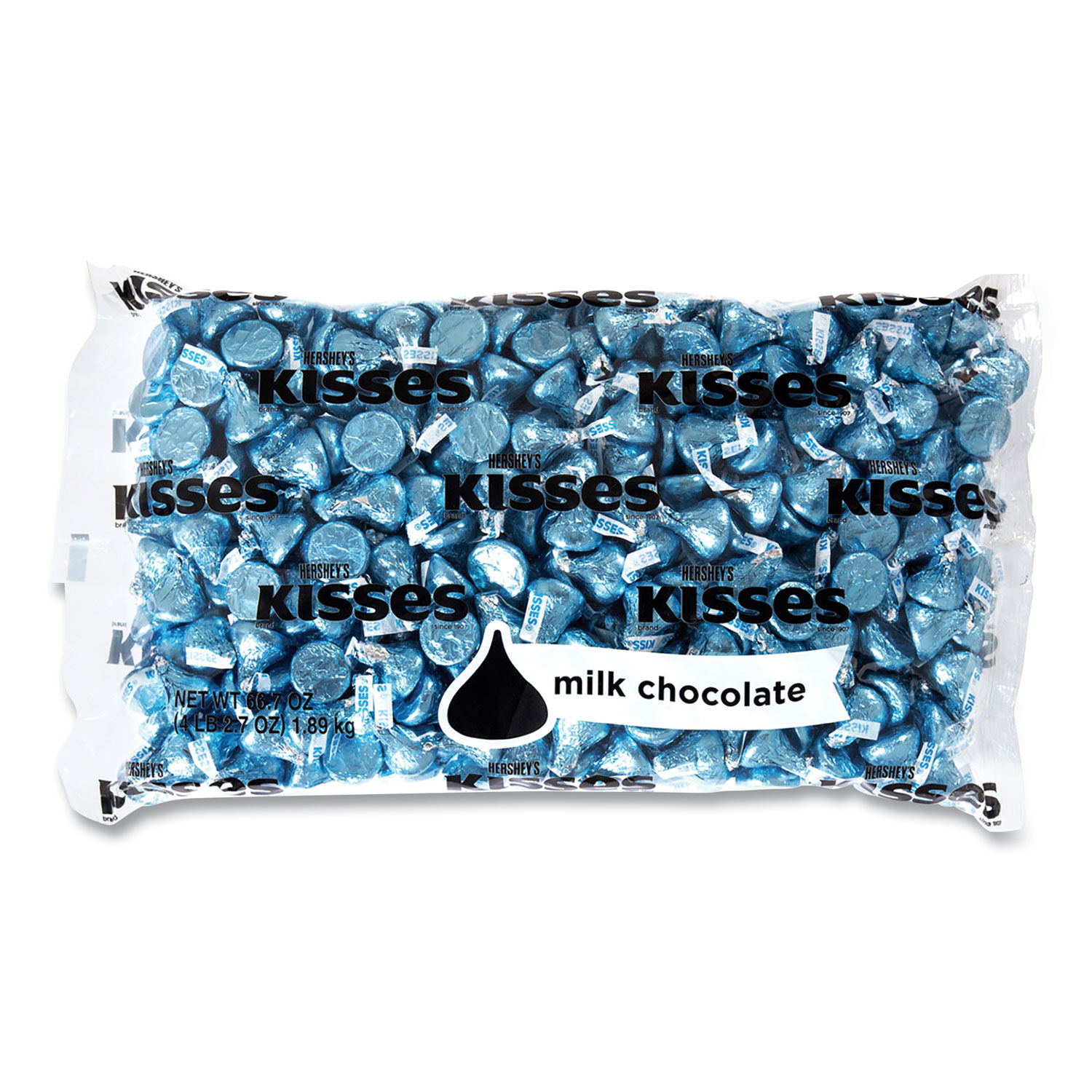 CANDY,KISSES,MILK CHOC,BE