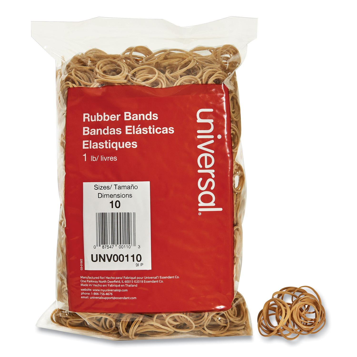RUBBERBANDS,SIZE 10,1LB