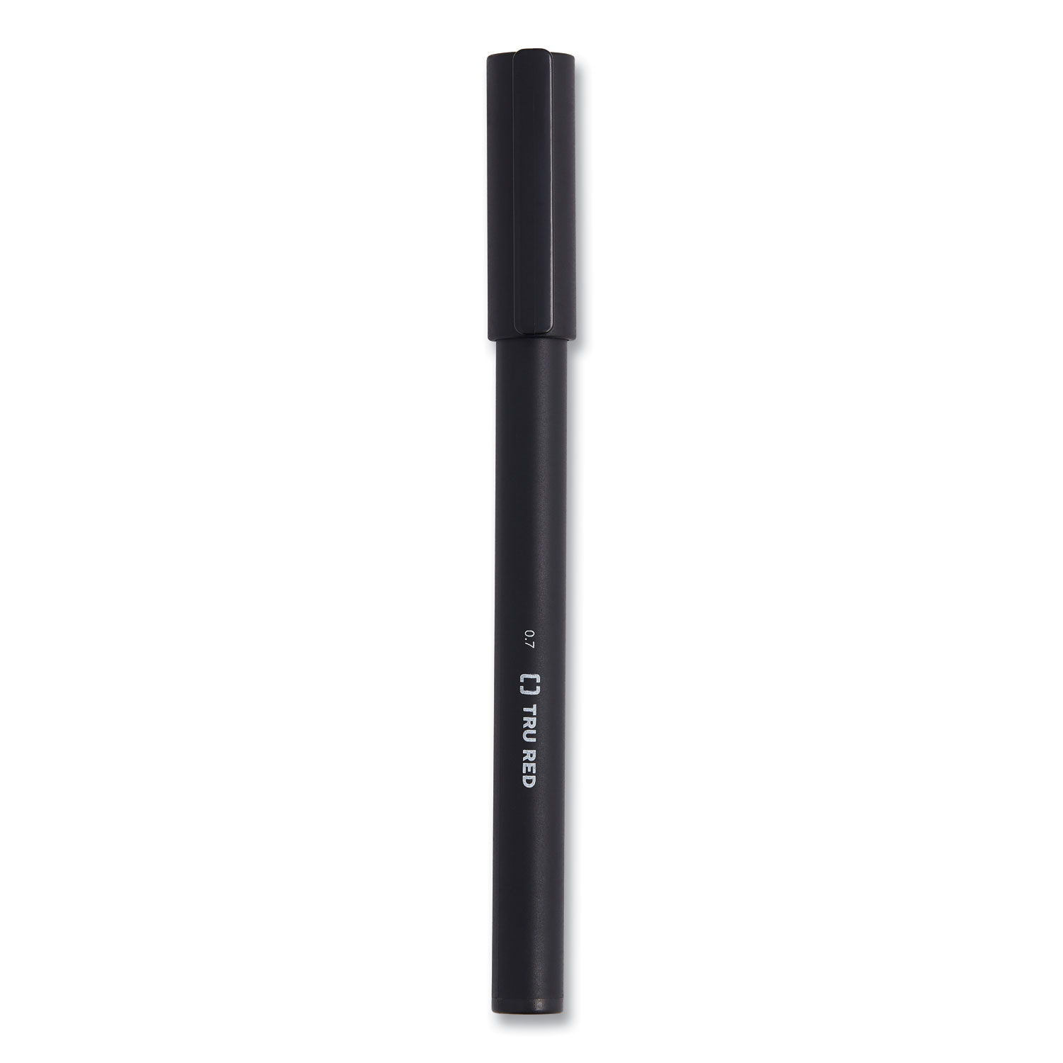 Quick Dry Gel Pen, Stick, Medium 0.7 Mm, Black Ink, Black Barrel, Dozen