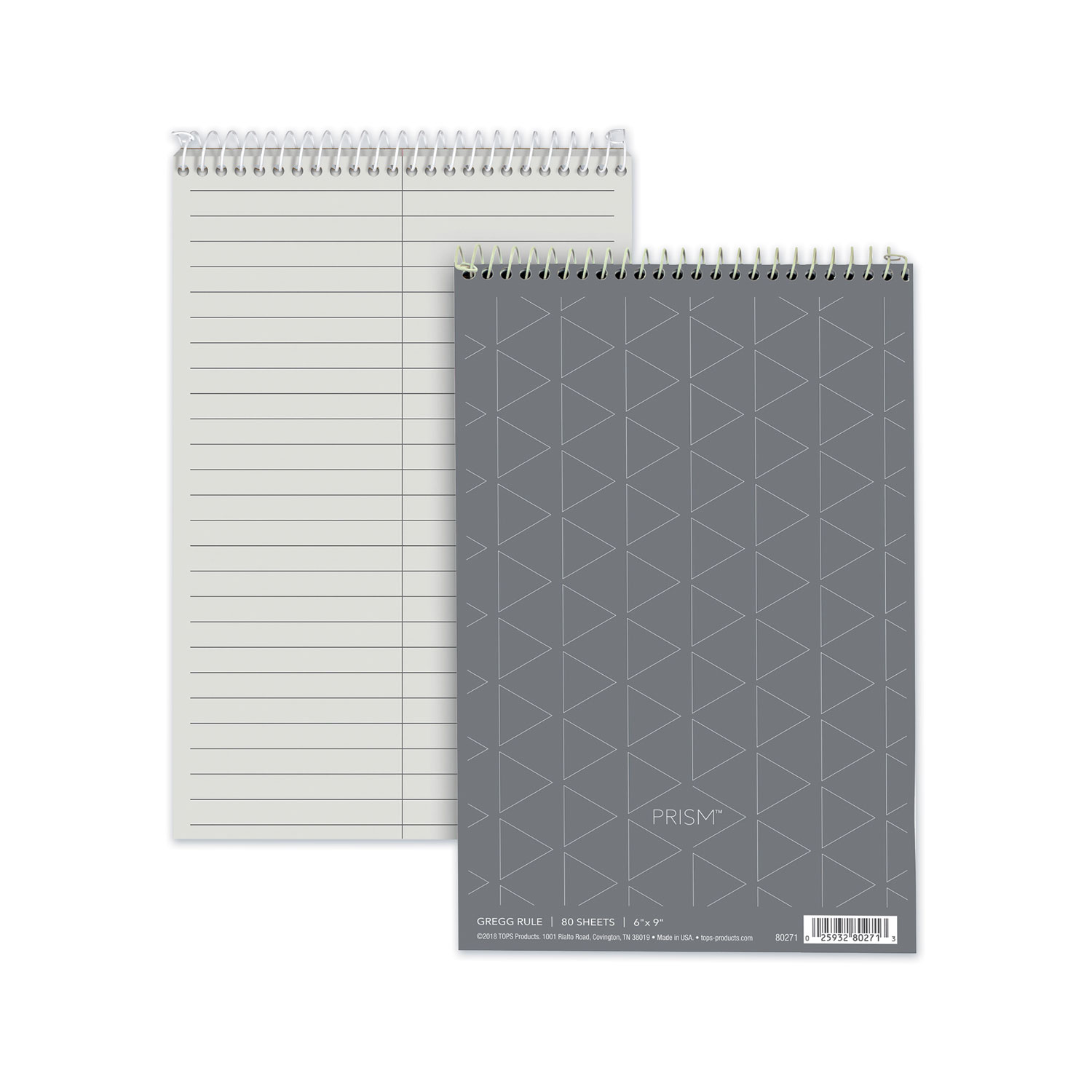 BOOK,STENO,GREGG,4/PK,GY