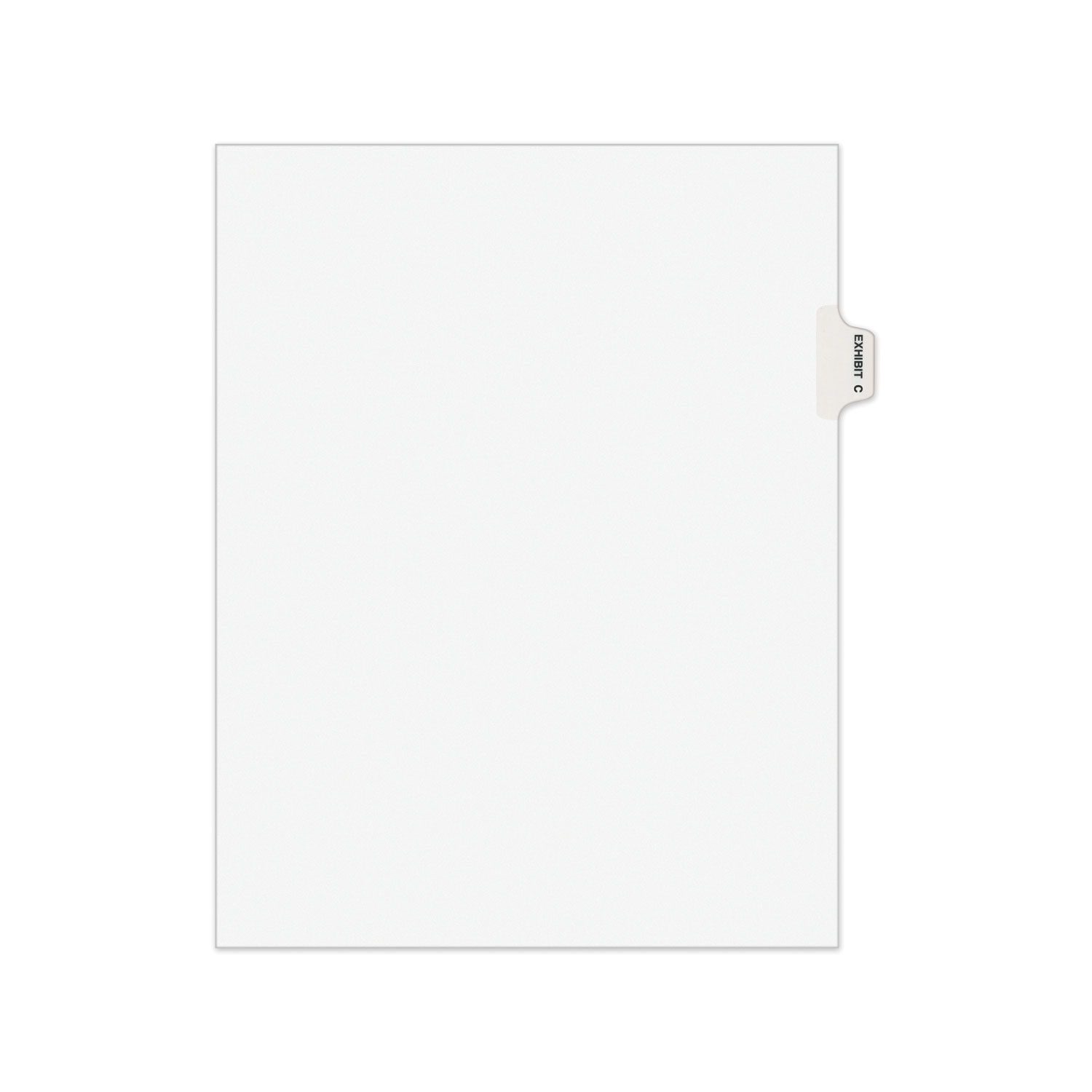 INDEX,SIDE 1/10 EX C 25PK