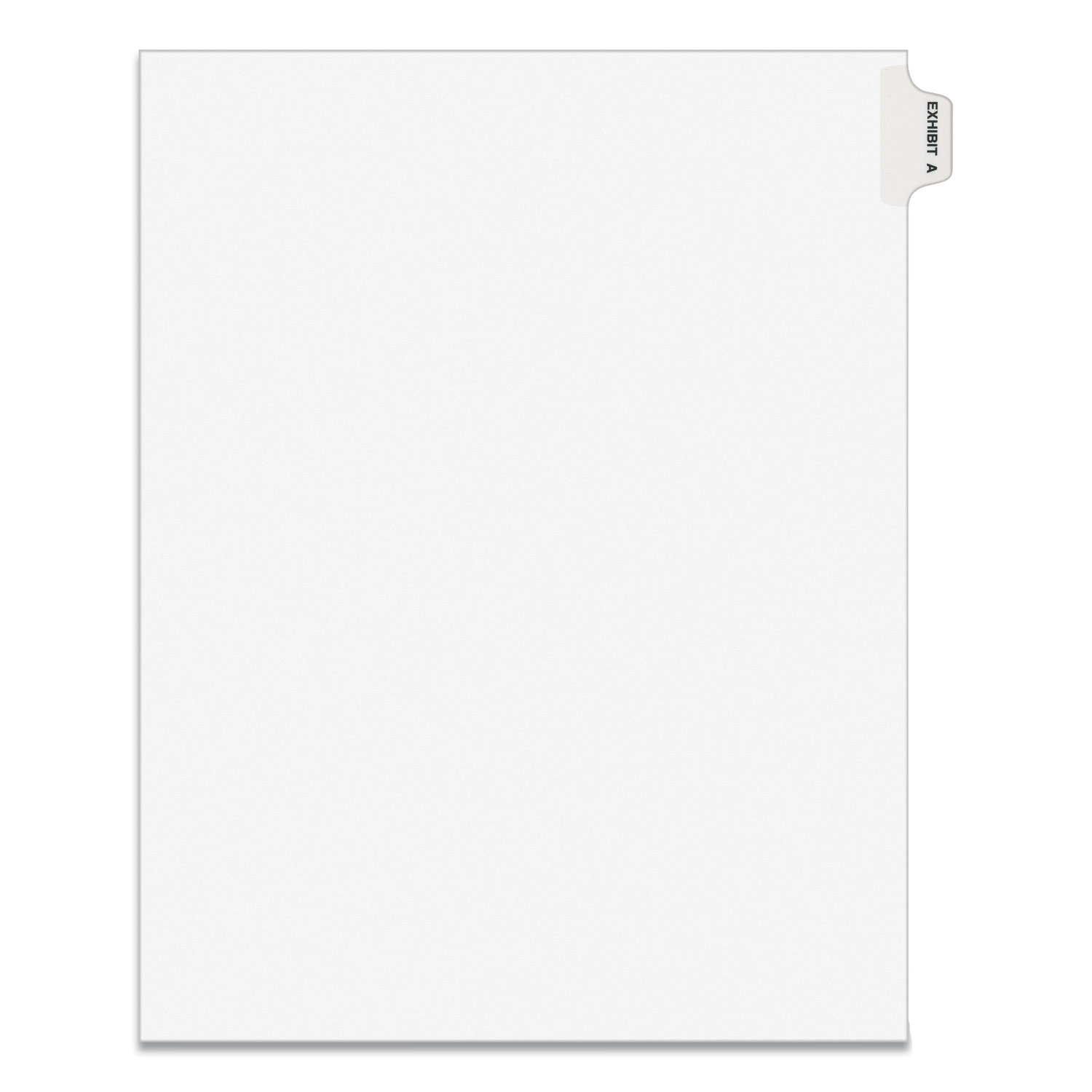 INDEX,SIDE 1/10 EX A 25PK