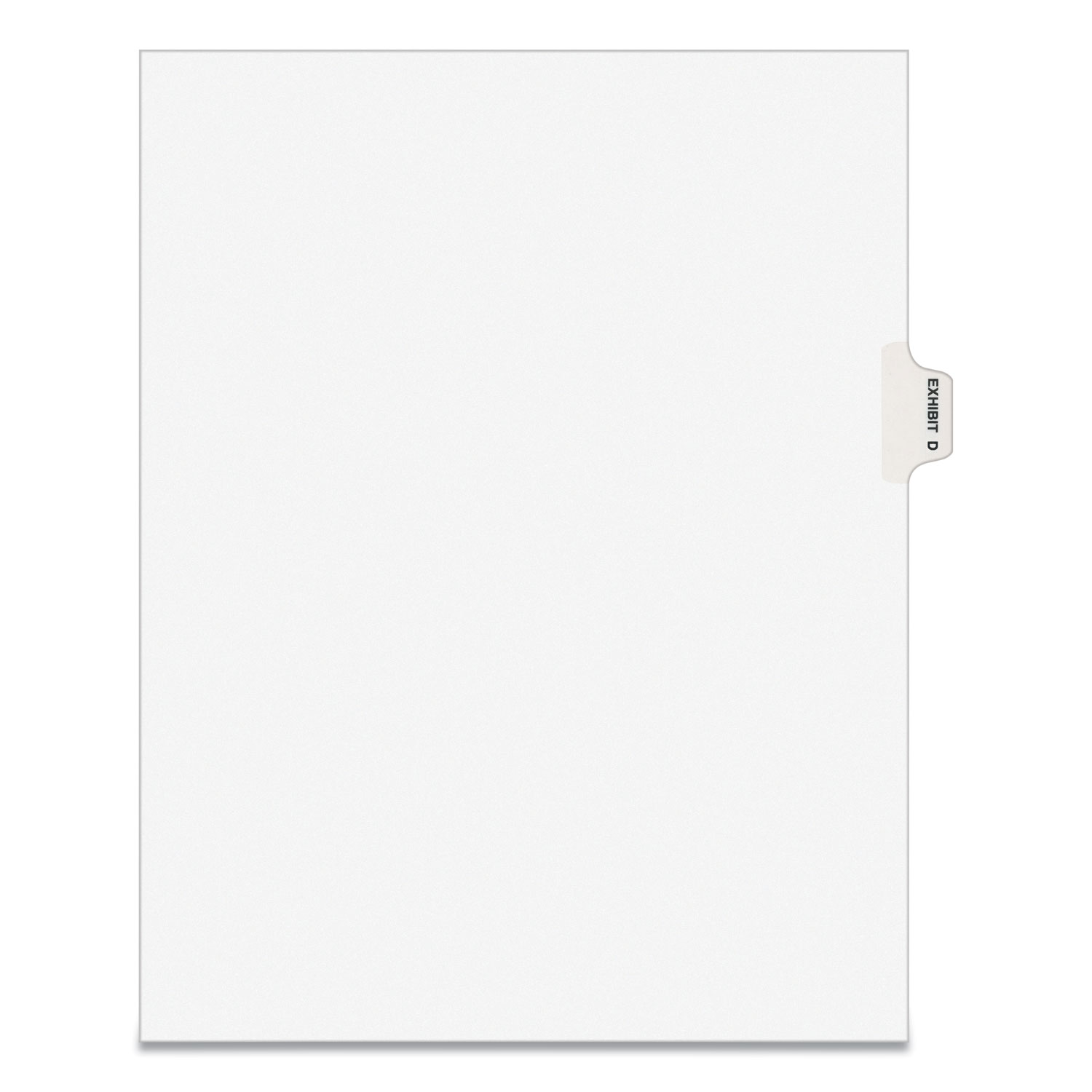 INDEX,SIDE 1/10 EX D 25PK