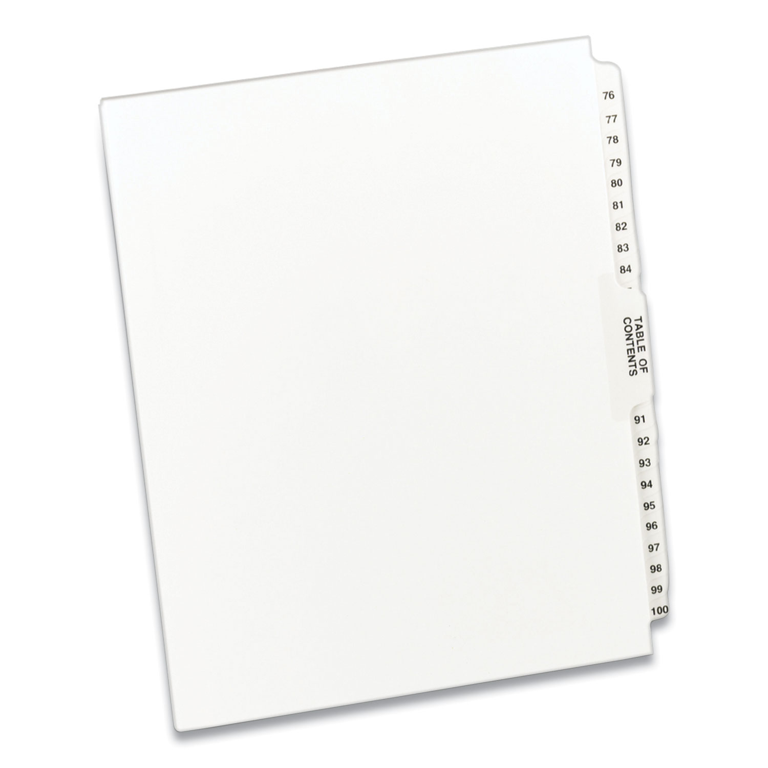 INDEX,SDE TABD,76-100,LTR