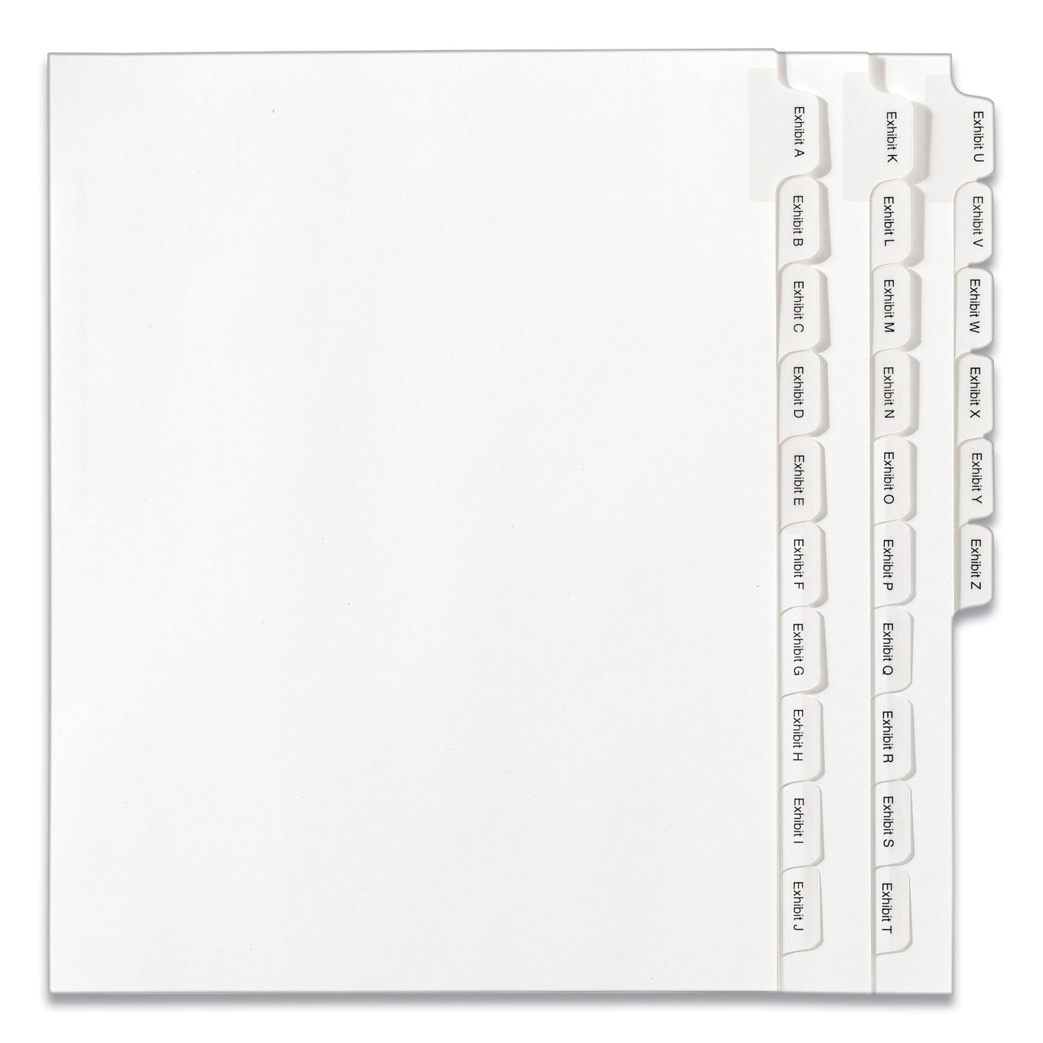 INDEX,LTR,1/10 EX A-Z 26
