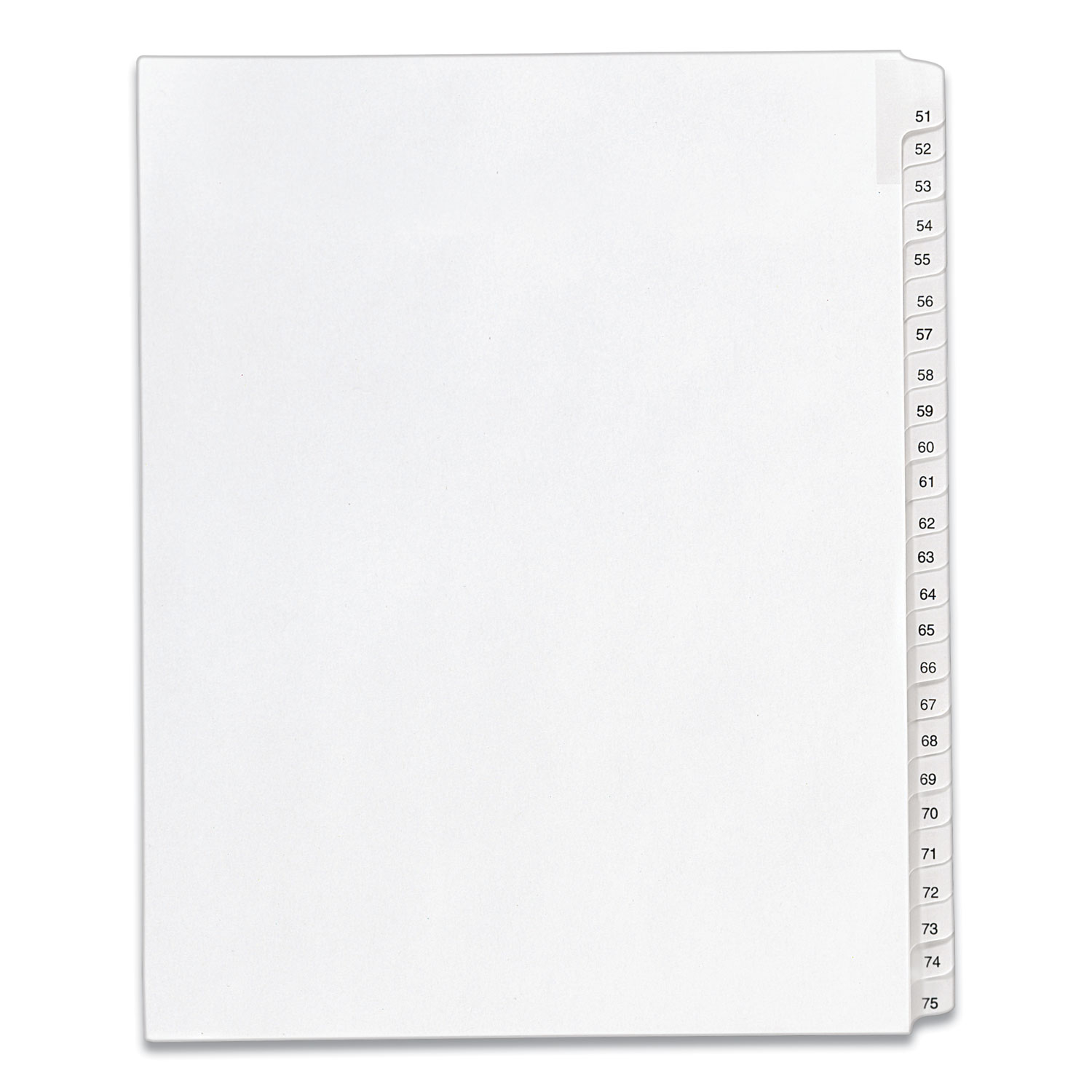 INDEX,ALLSTATE 51-75,WHT