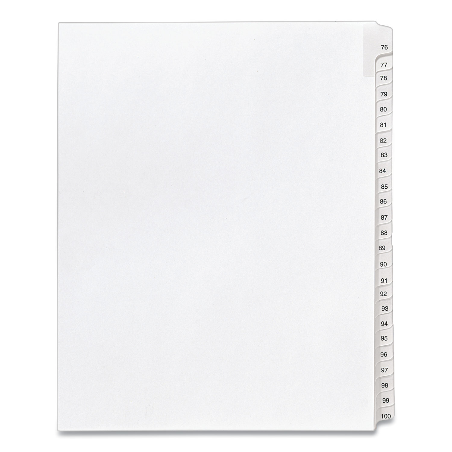 INDEX,ALLSTATE 76-100,WHT