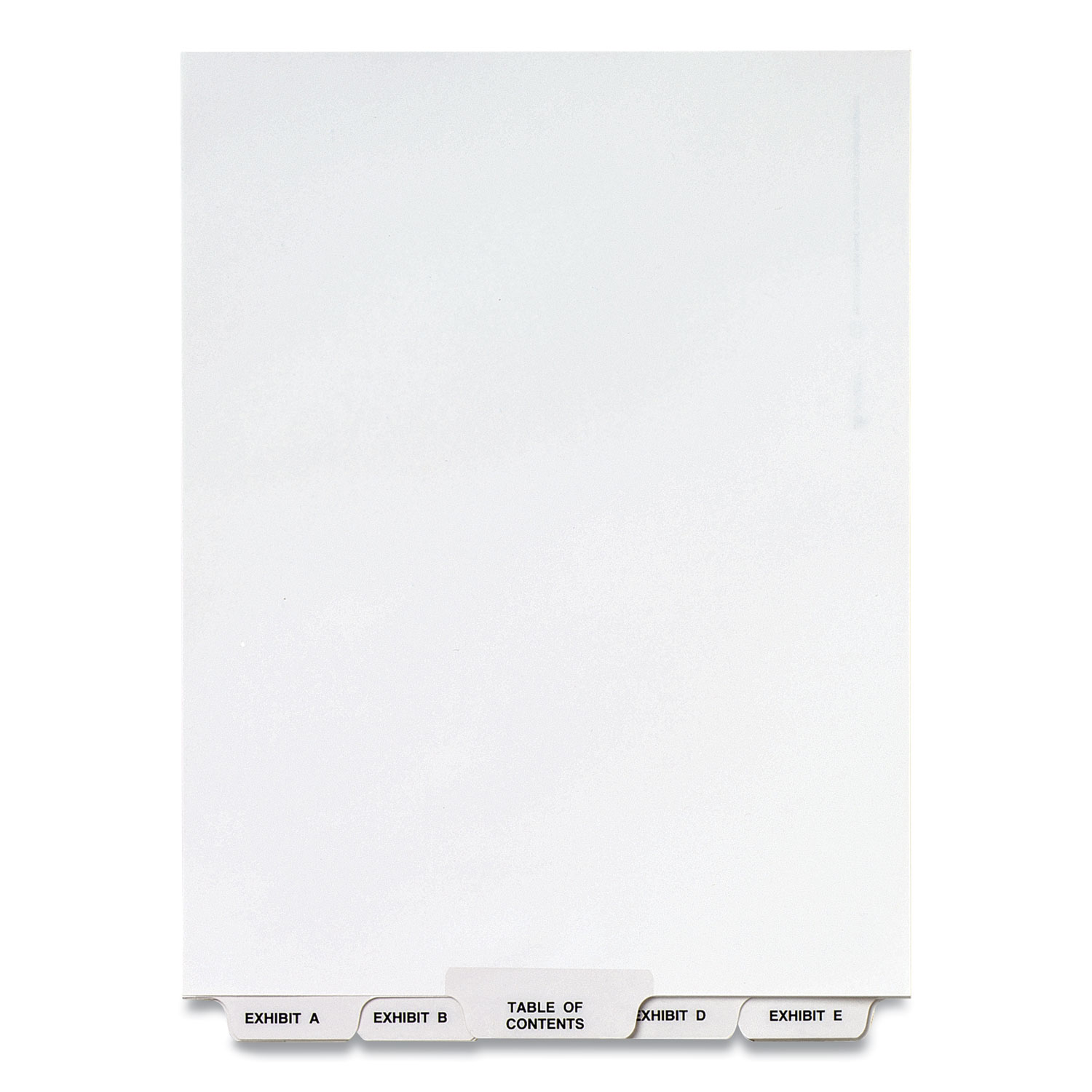 DIVIDER,LGL BT TB,A-Z,WHT
