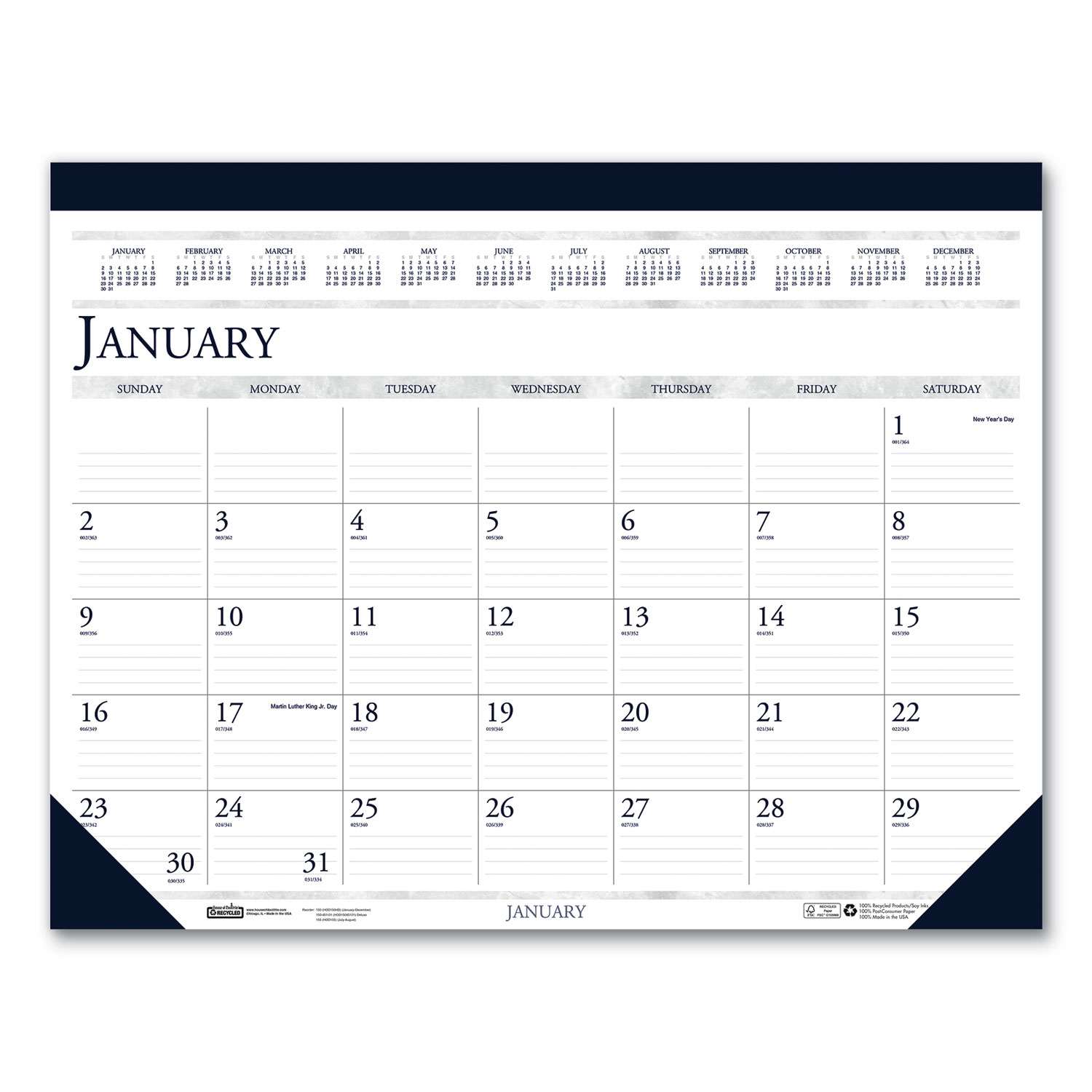 CALENDAR,DSKPD,MLY,22X17
