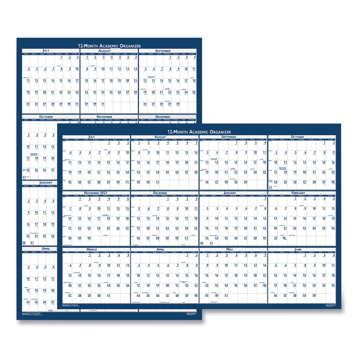 PLANNER,LAMINATED,ACADM