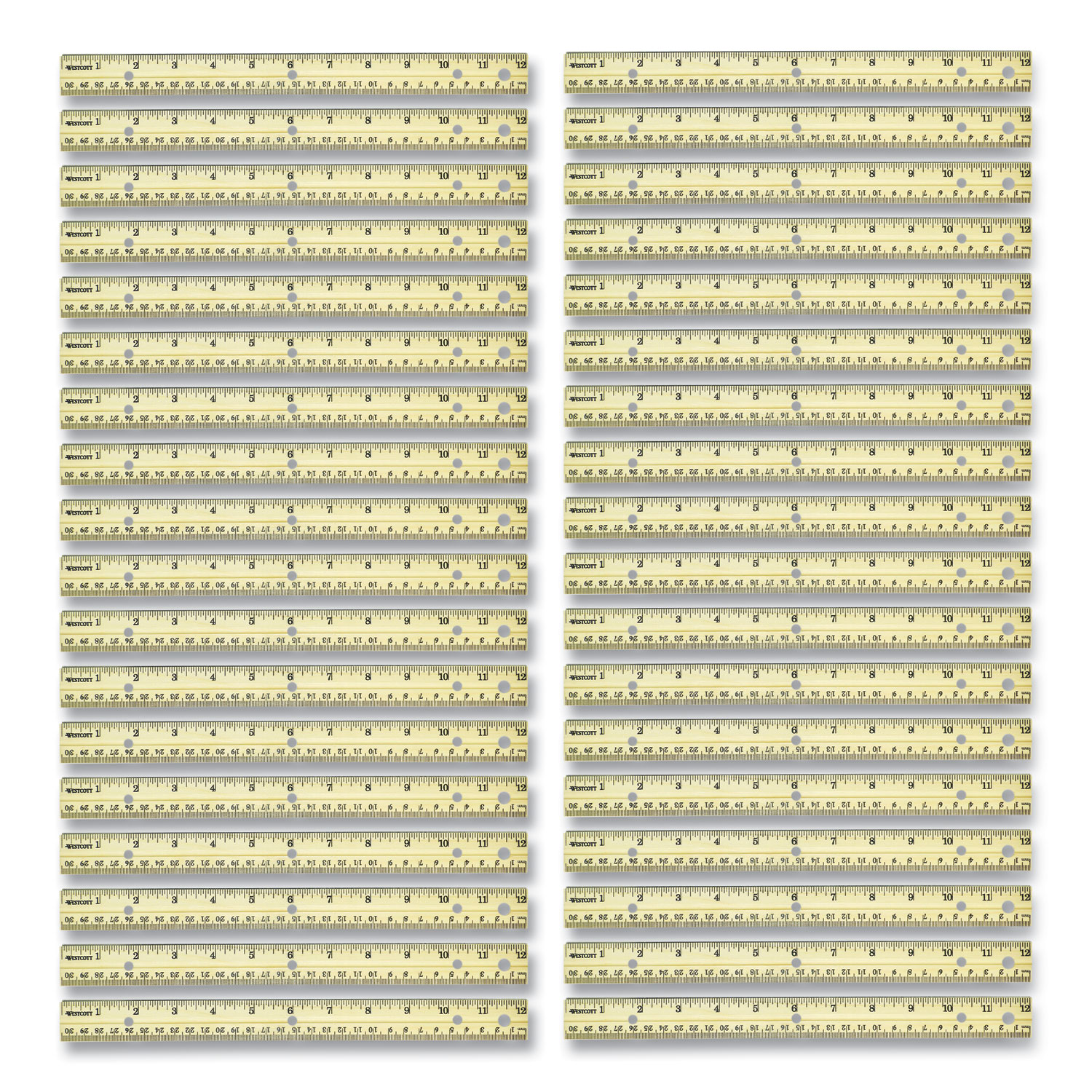 RULER,12",BRN,36/BX