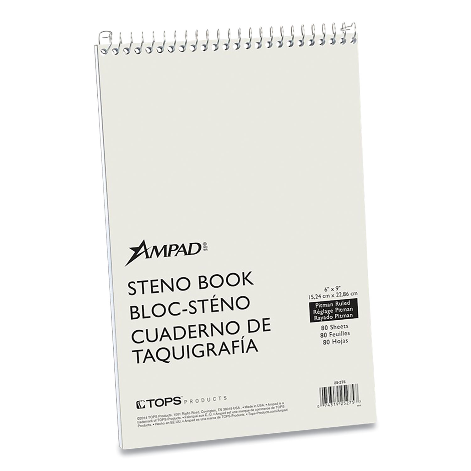 PAD,STENO,PTMAN,RULD,6X9