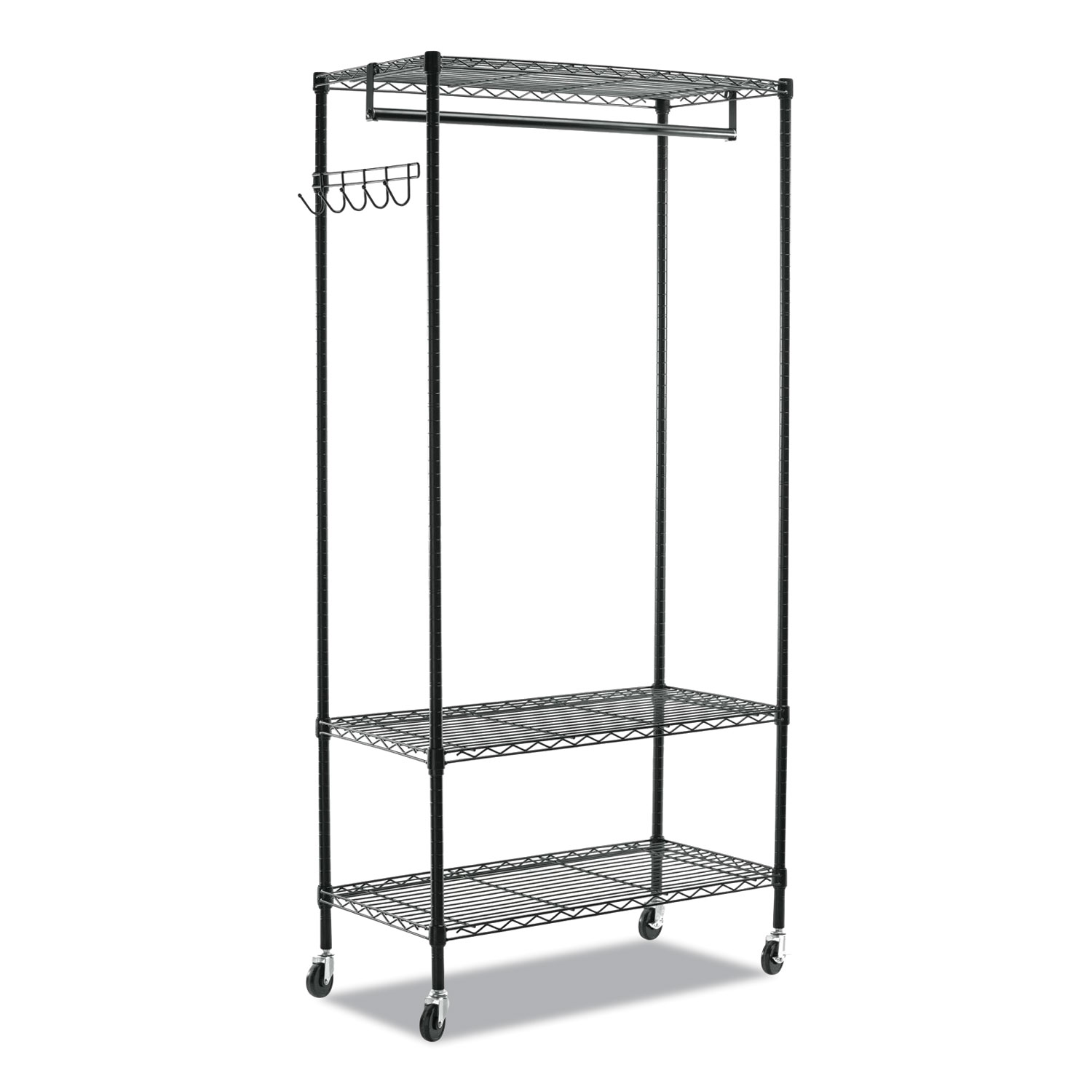 RACK,GARMENT,48X18,BK