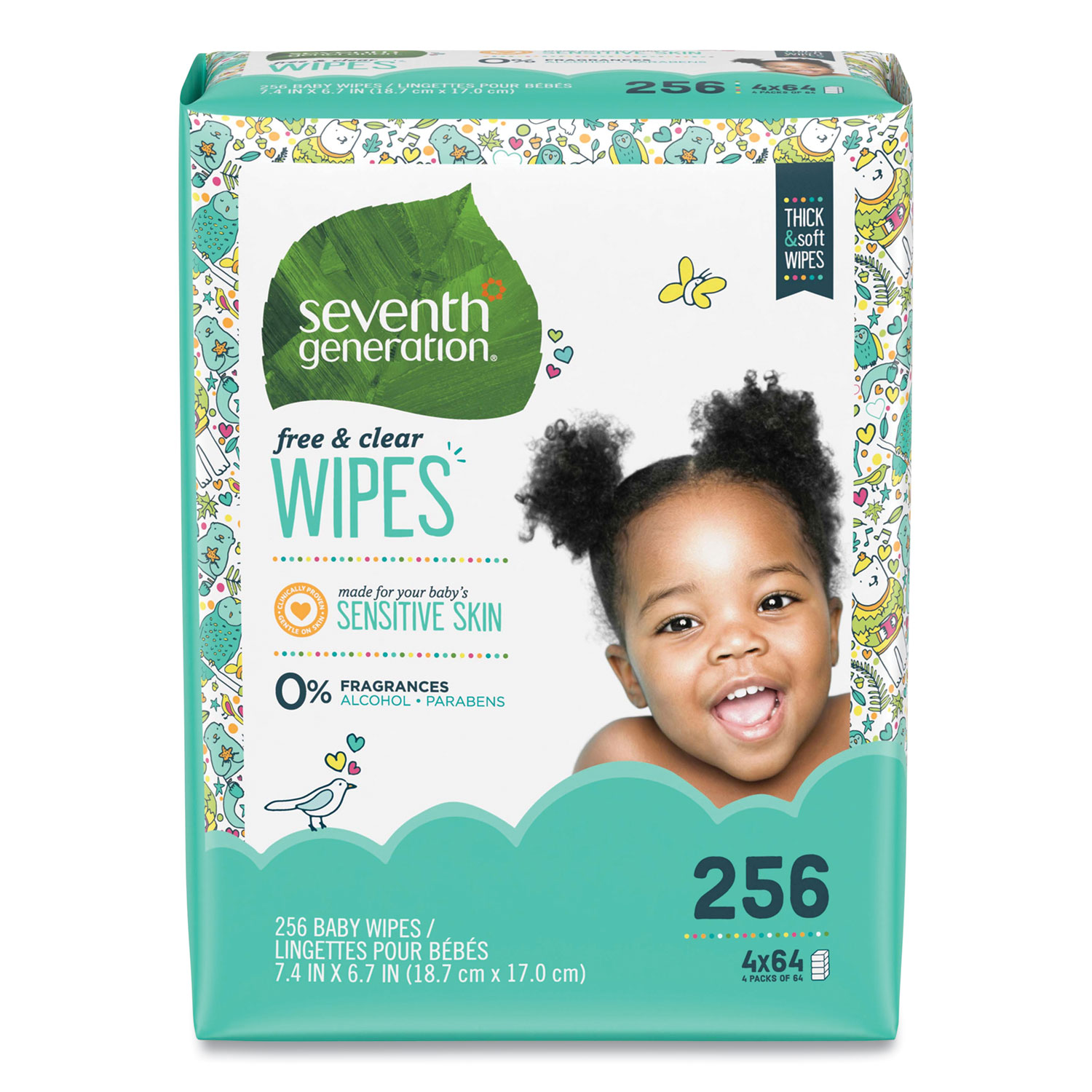 WIPES,BABY,REFILL,256CT