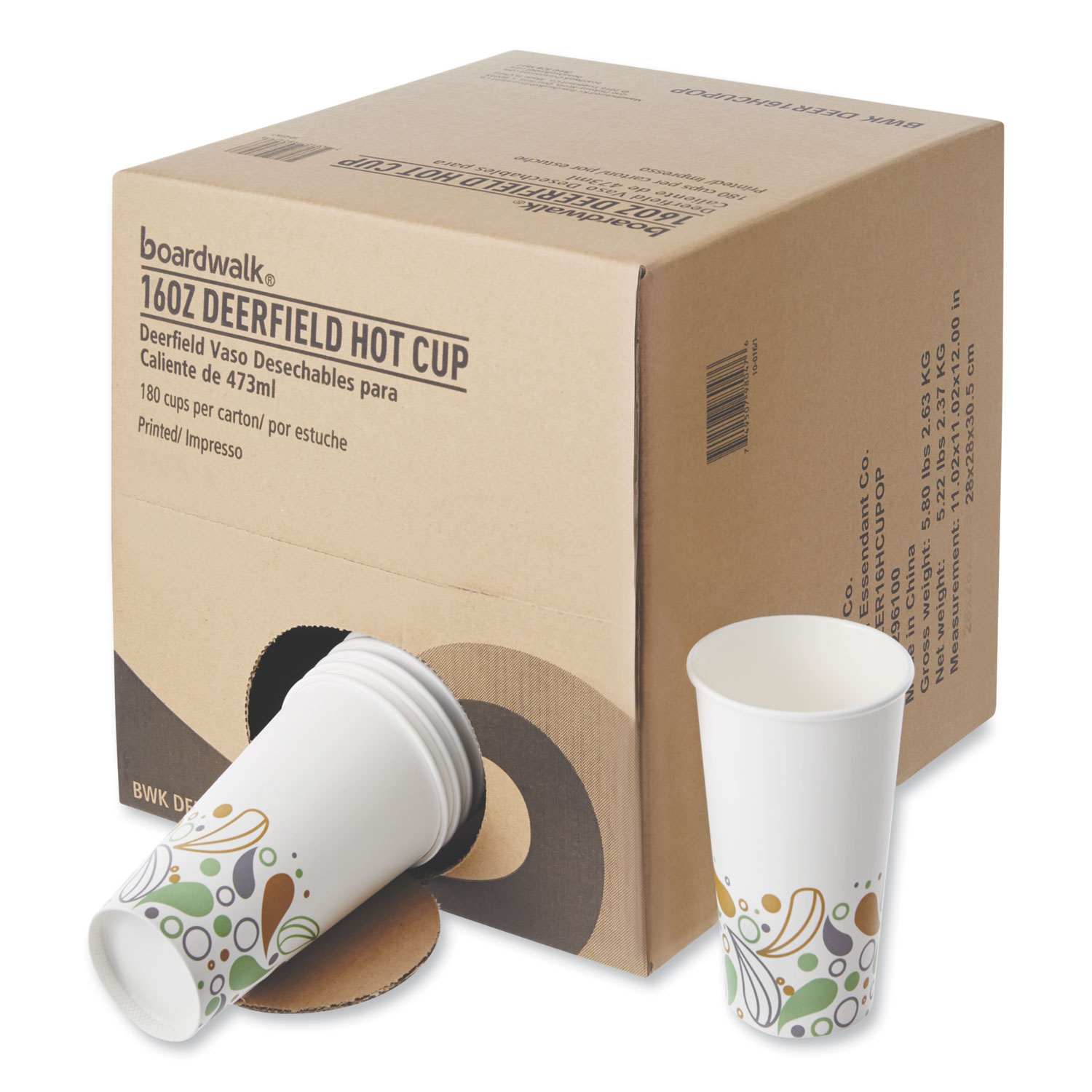 CUP,16OZ,HOT,PPR