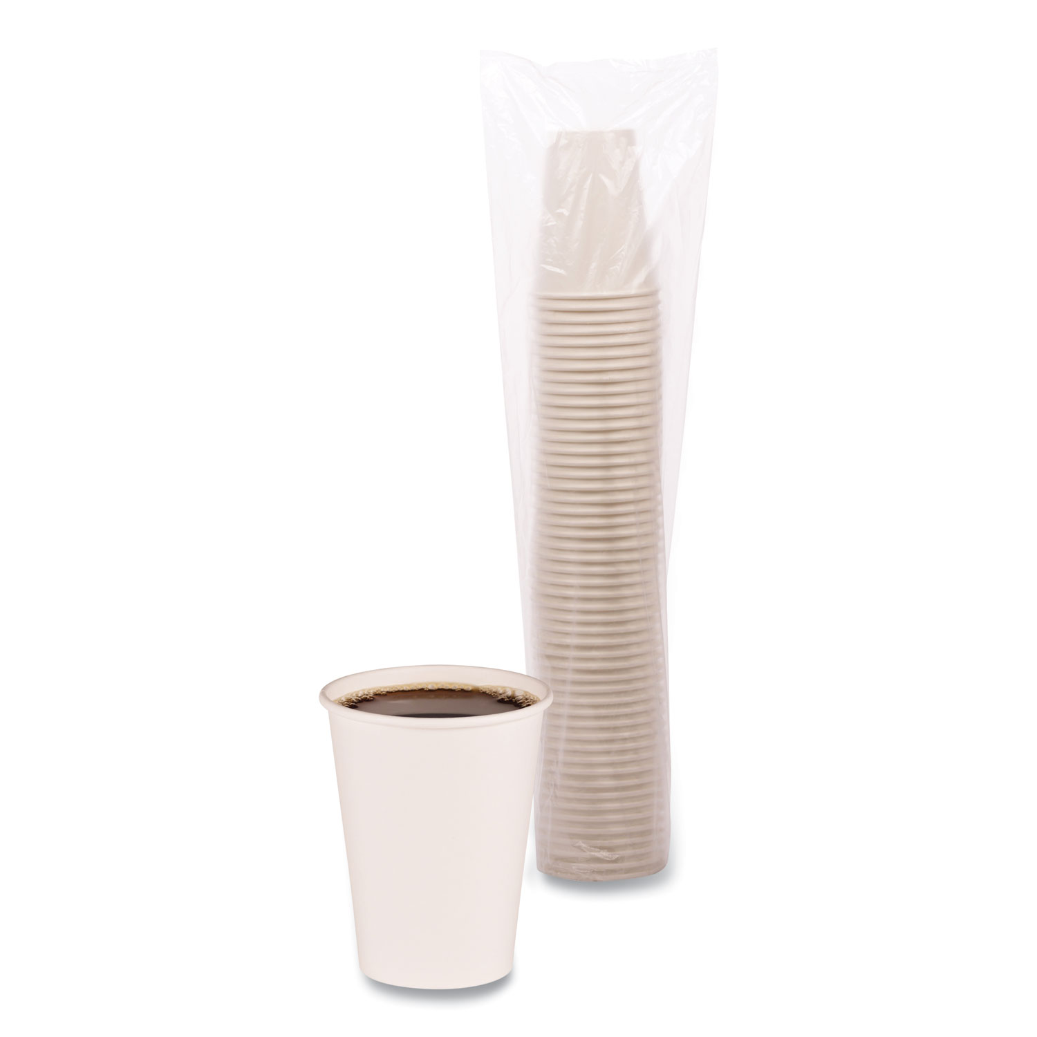 CUP,HOT,12OZ,WH