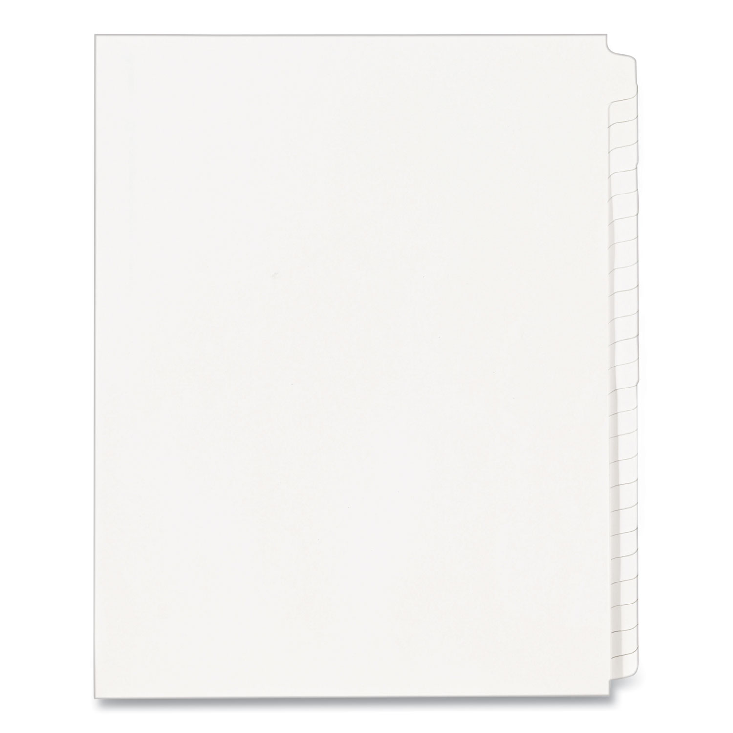 INDEX,SDE TB BLANK 25,WHT