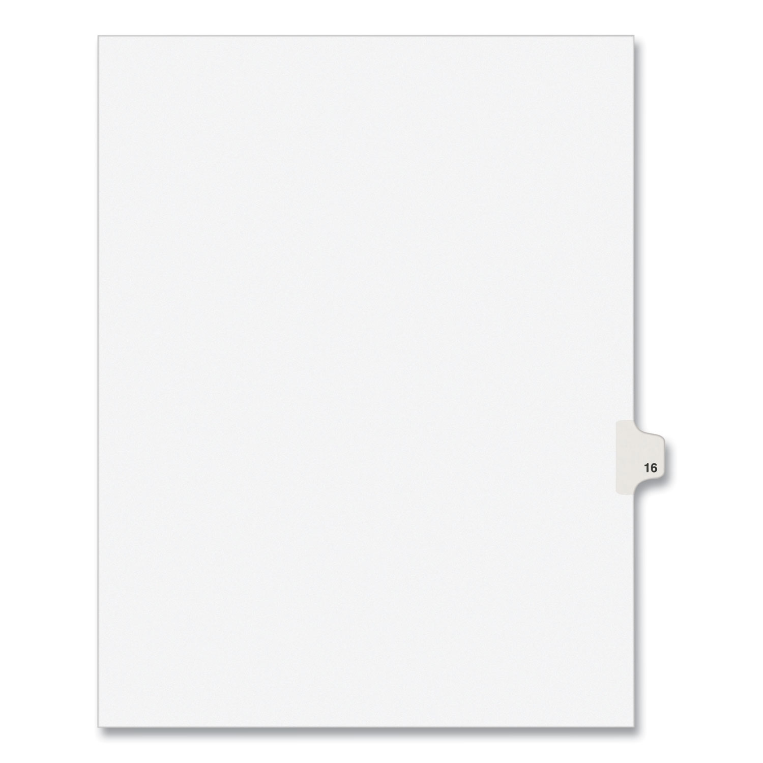 INDEX,SD,LTR,WHT,16,25/PK