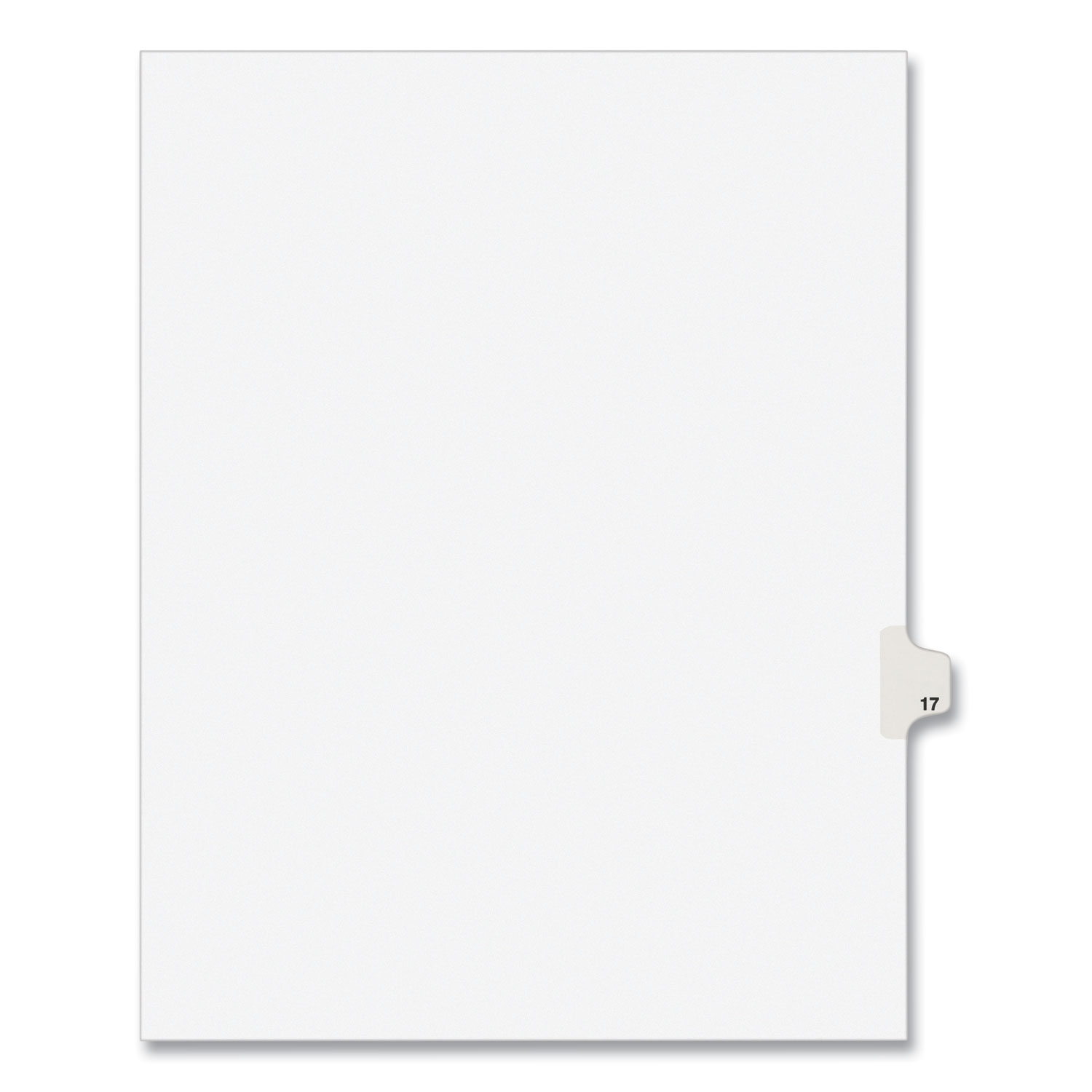 INDEX,SD,LTR,WHT,17,25/PK