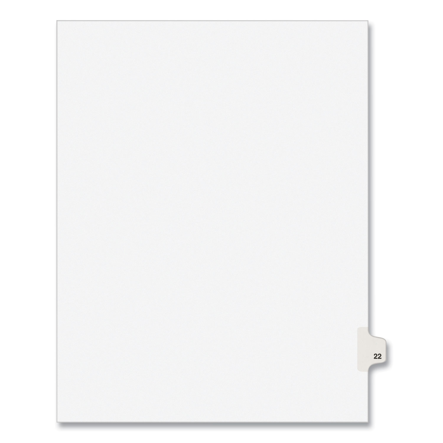 INDEX,SD,LTR,WHT,22,25/PK