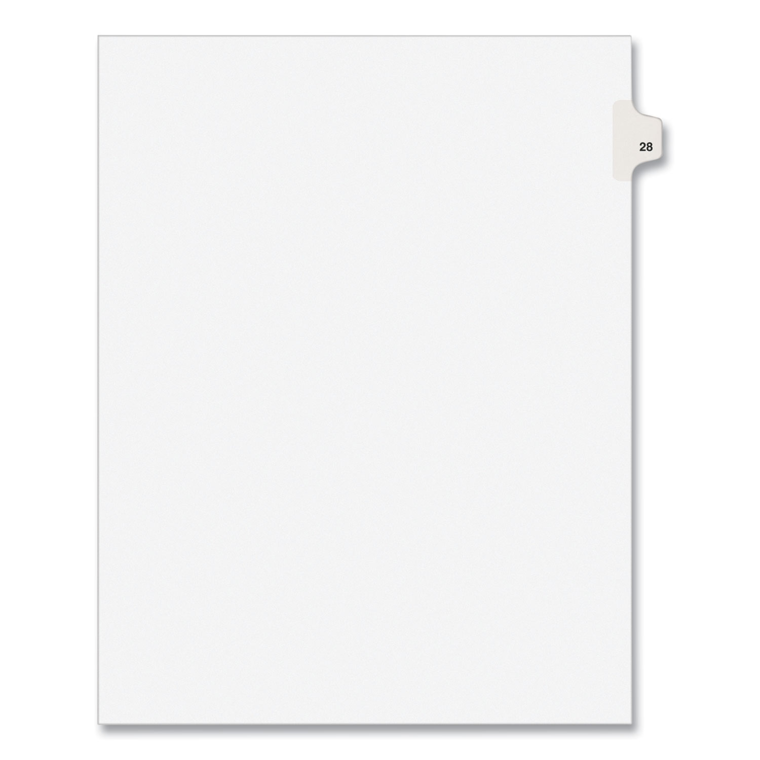 INDEX,SD,LTR,WHT,28,25/PK