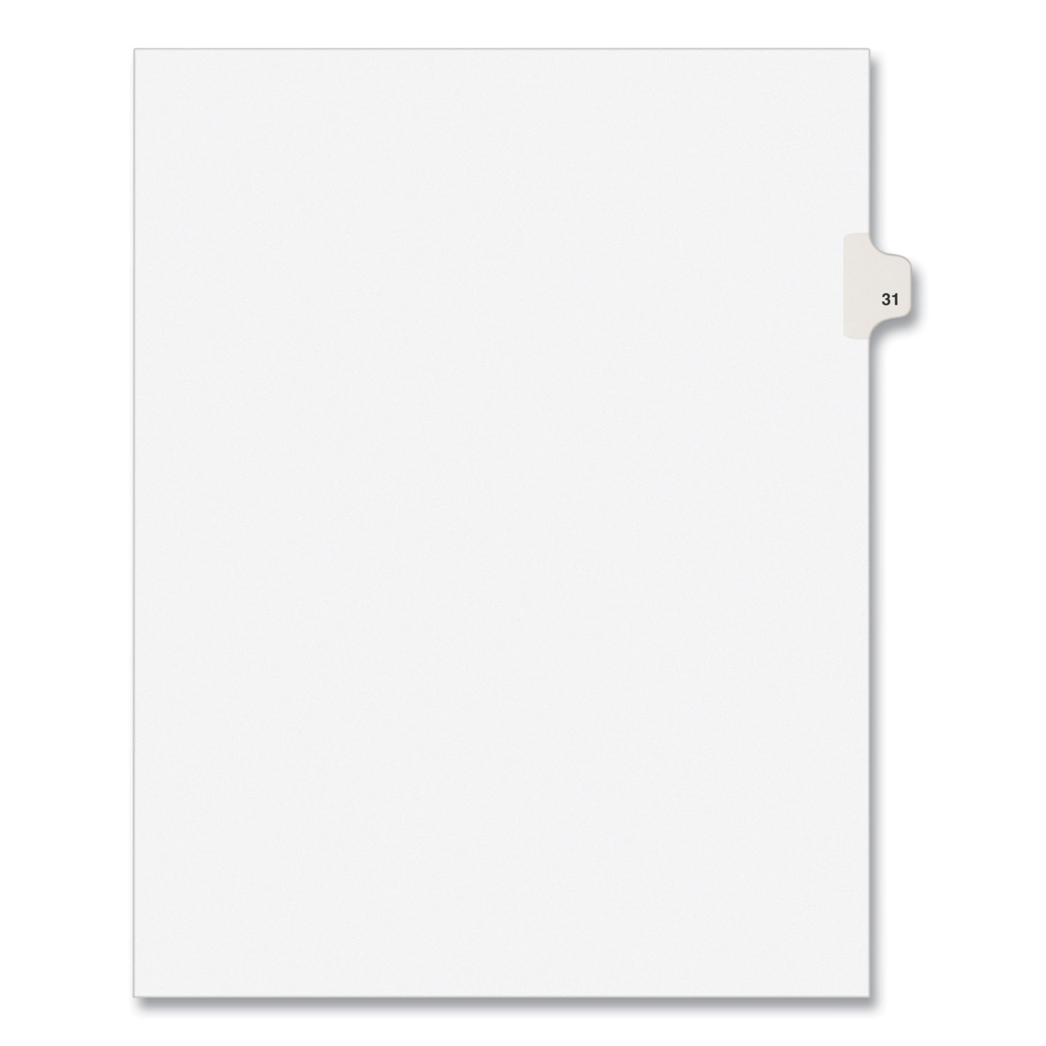 INDEX,SD,LTR,WHT,31,25/PK