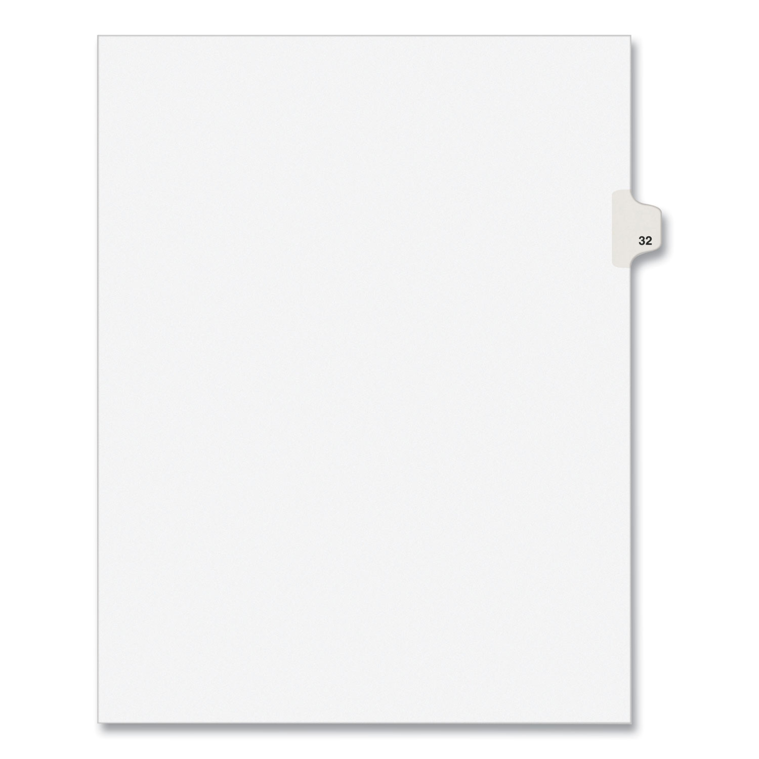 INDEX,SD,LTR,WHT,32,25/PK