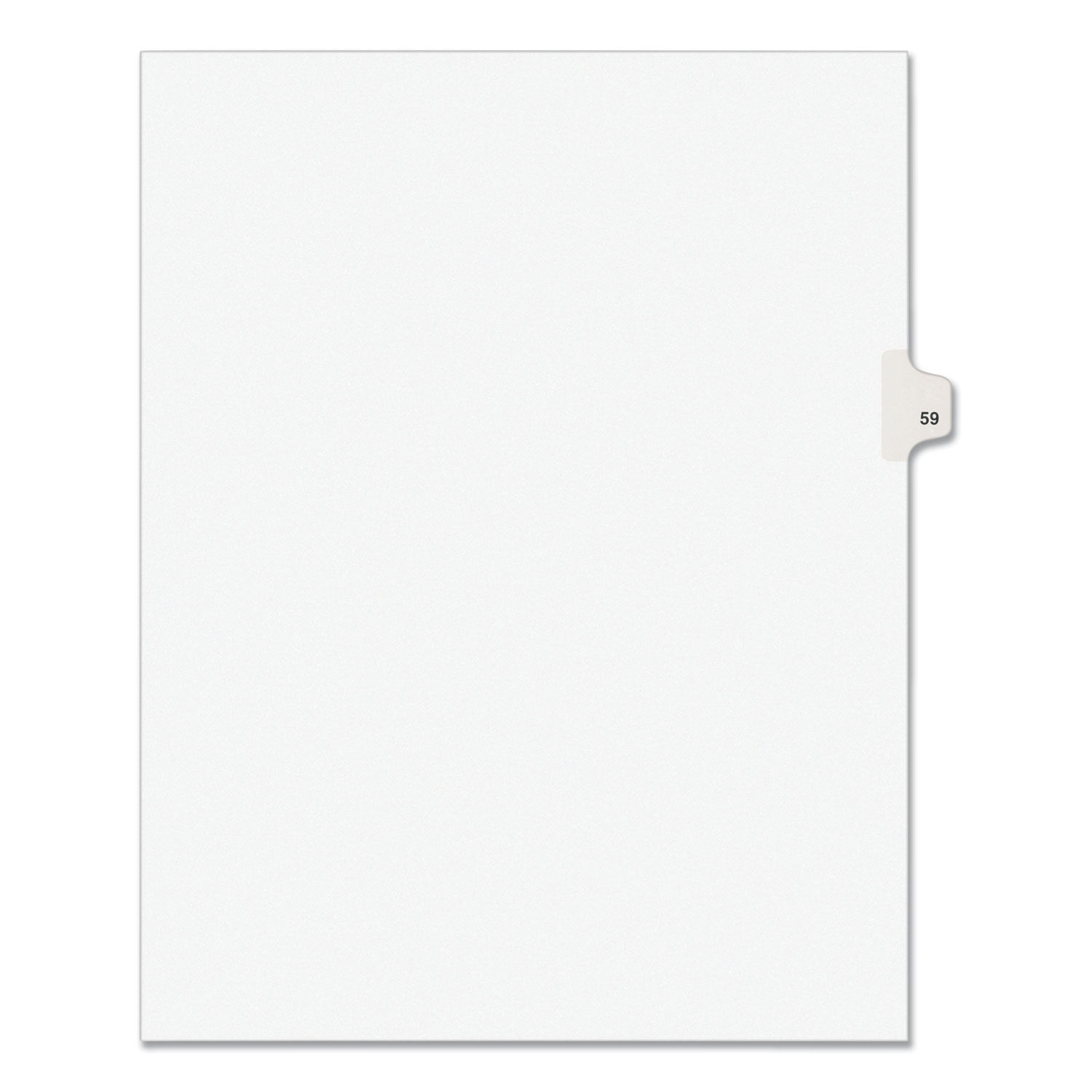 INDEX,SD,LTR,WHT,59,25/PK