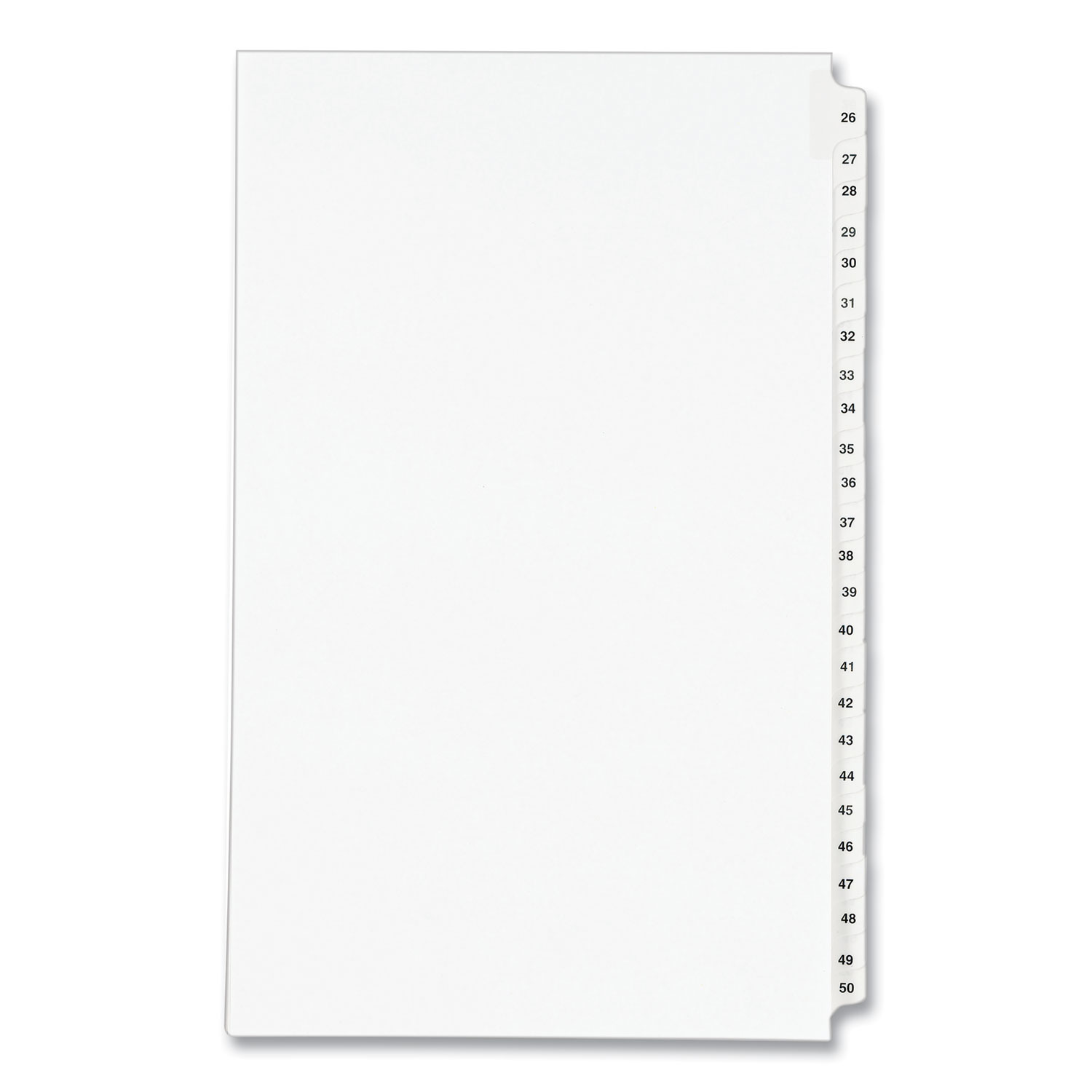 INDEX,LEGAL,SIDE#26-50WHT