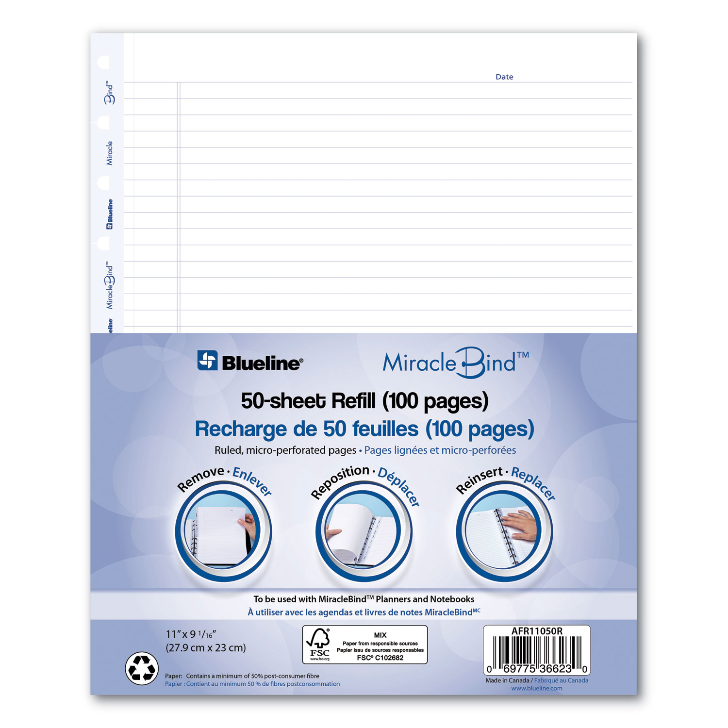 REFILL,NTBK PGES,50/PK,WH