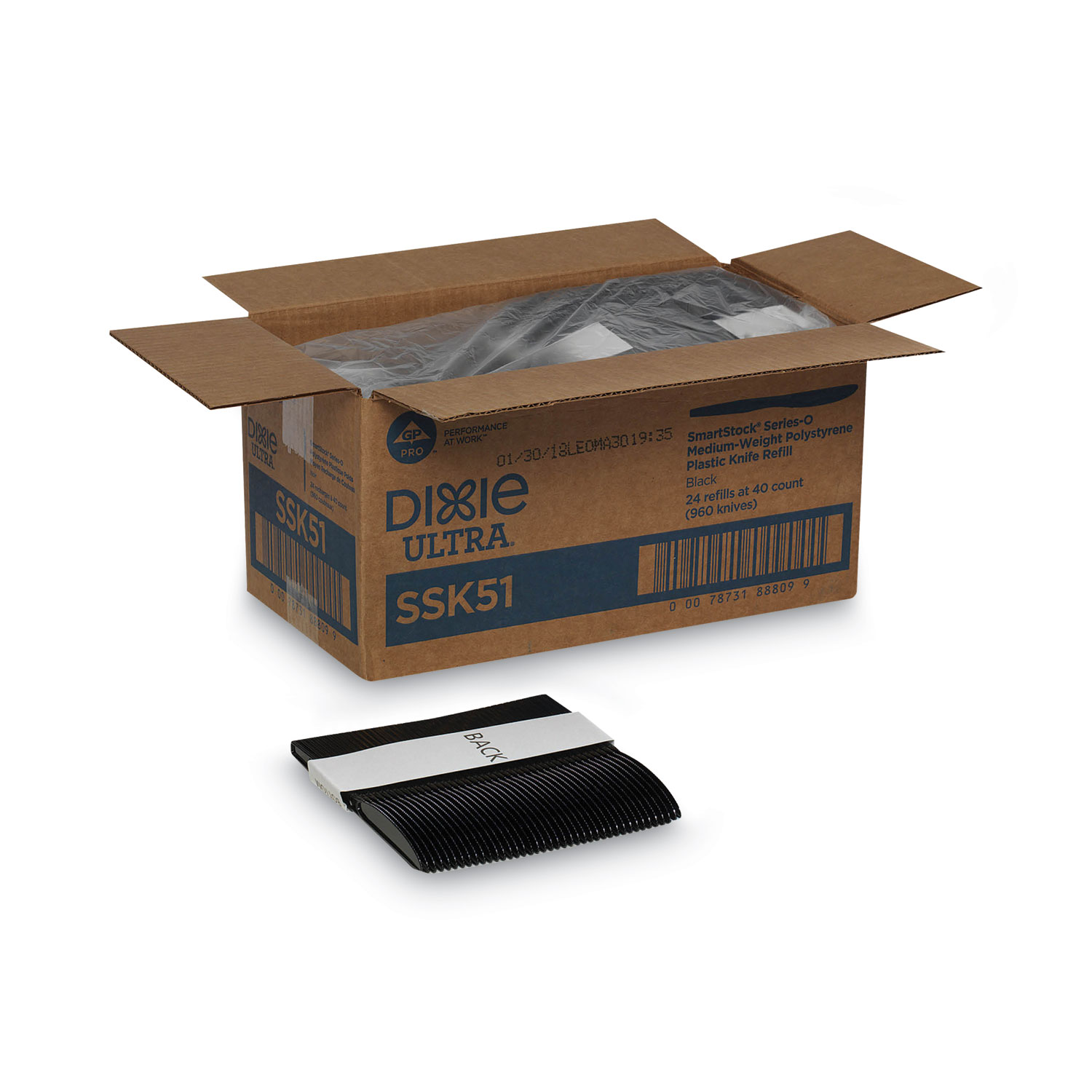 KNIFE,REFILL,DISPENSYS,BK