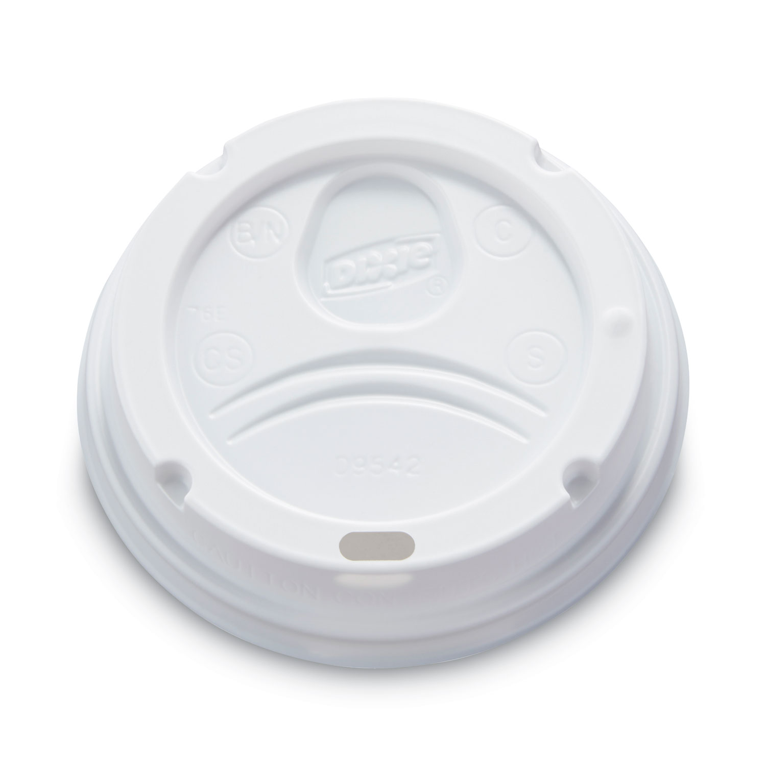 LID,DOME,F/10,12,16OZ,WHT