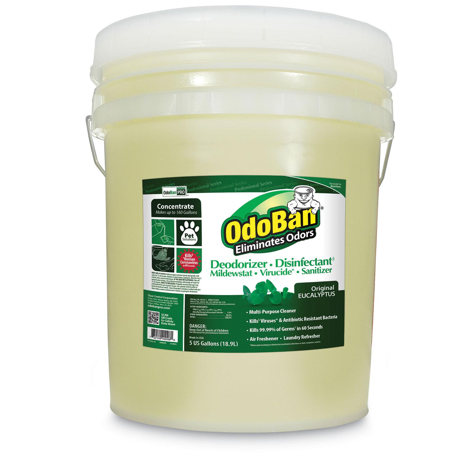 DISINFECTANT,ODO BAN,5GAL