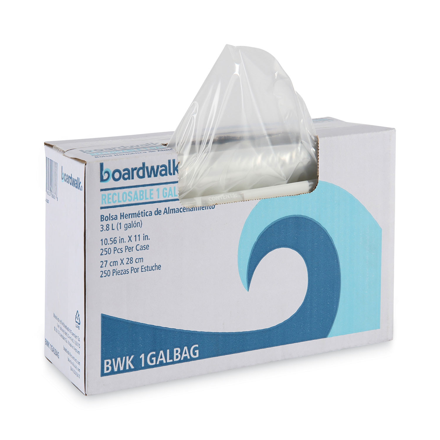 BAG,GALLON SIZE,250,CLR