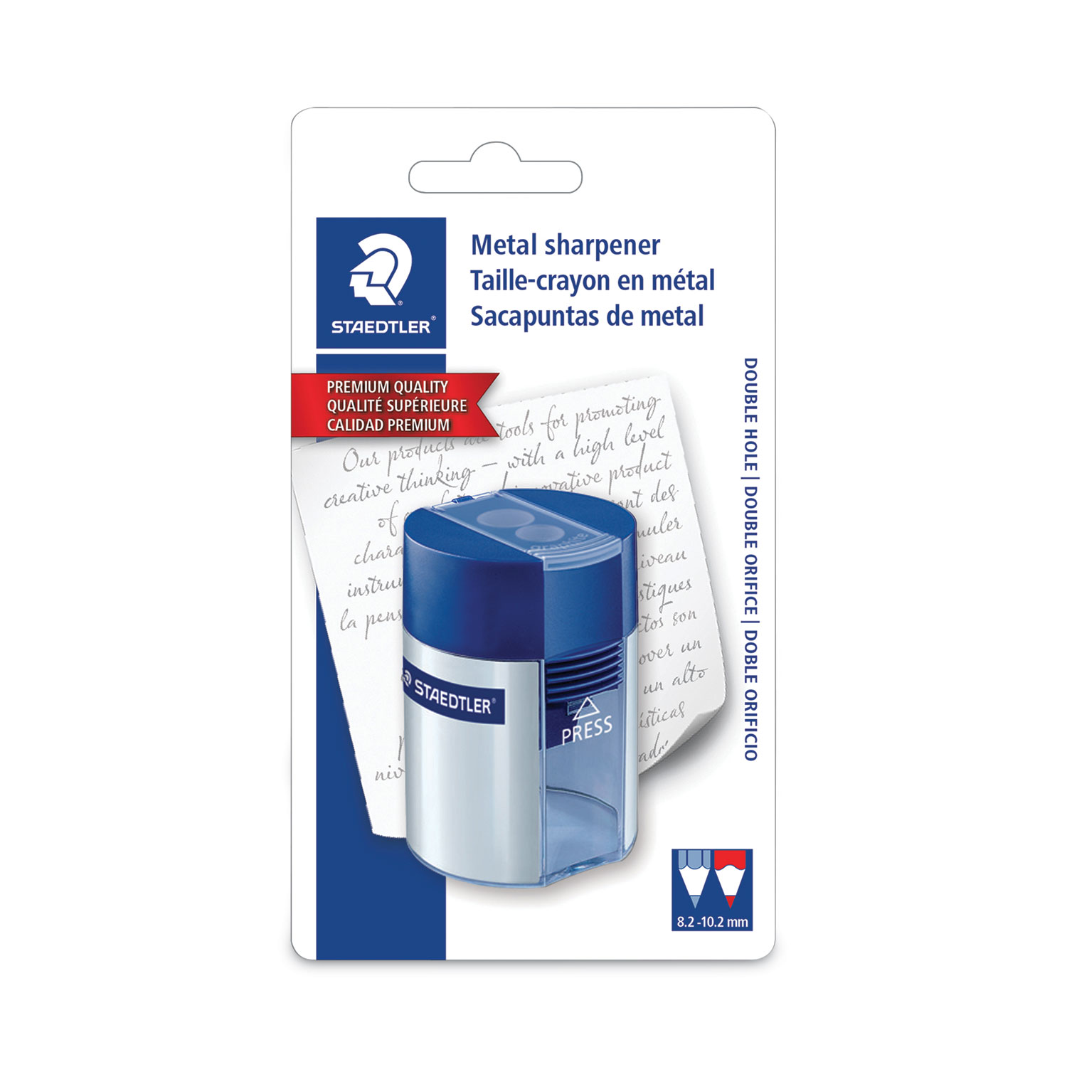 SHARPENER,2 HOLE,RND,6/BX
