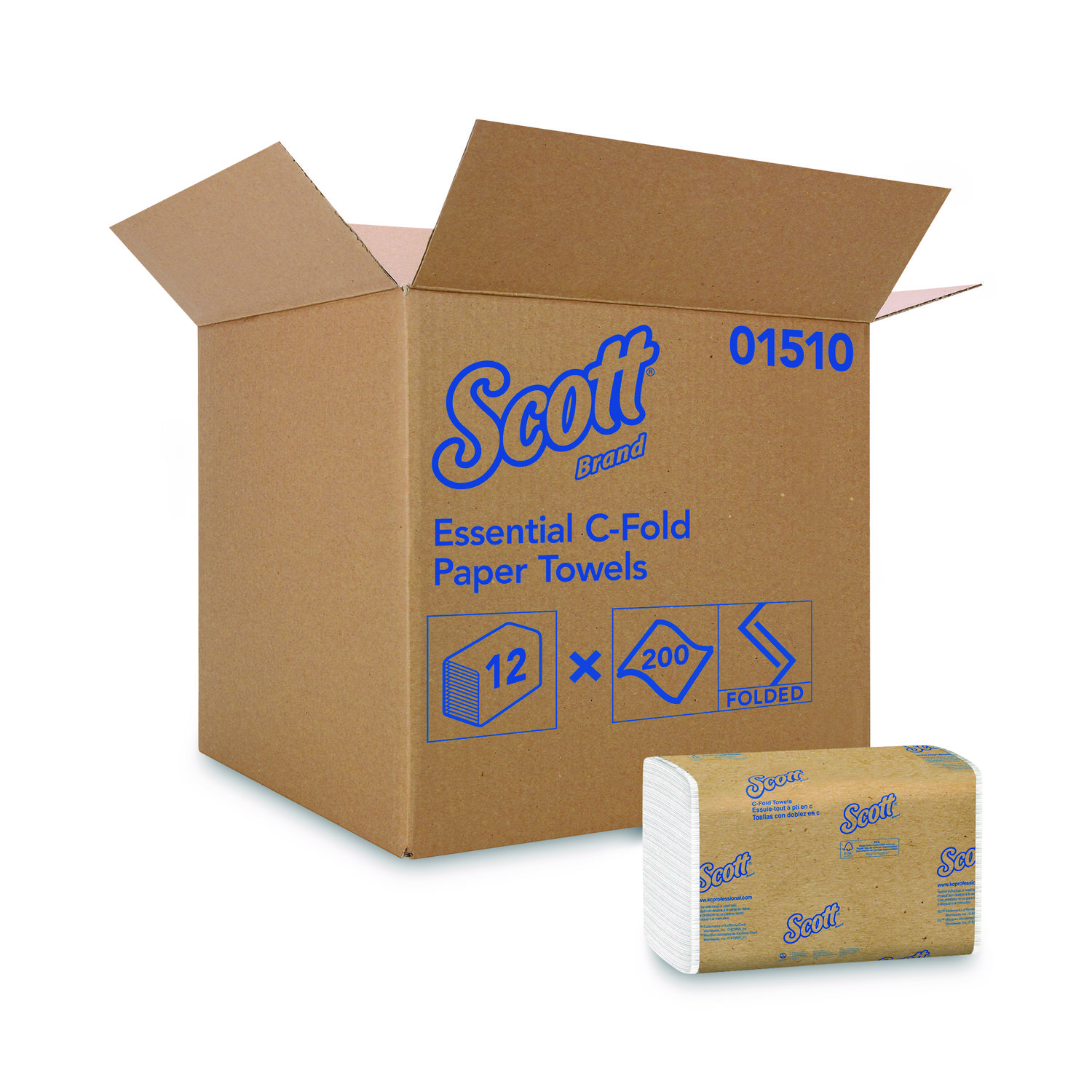TOWEL,SCOTT,C-FLD PPR,WE