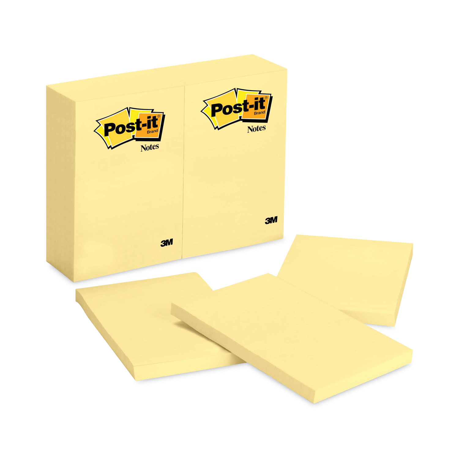 NOTE,POST-IT,4X6,12/PK,YW
