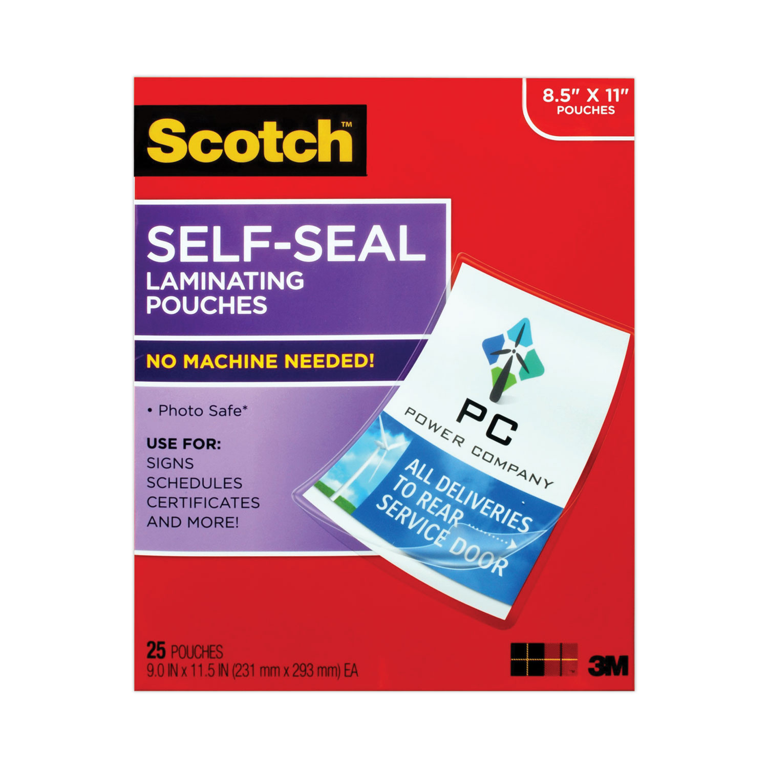 SHEET,LAMINATE,LTR,25/PK